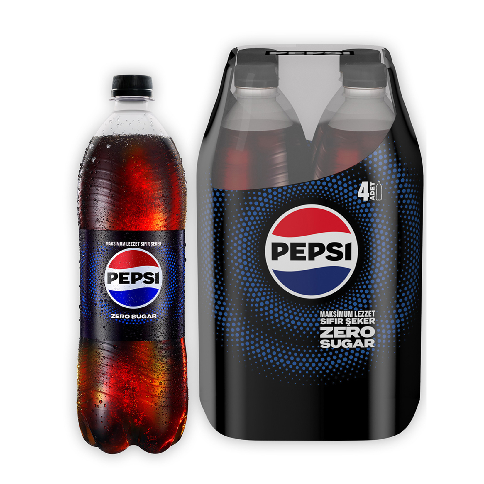 Pepsi Zero Sugar Kola 4 x 1 L - Görsel 1