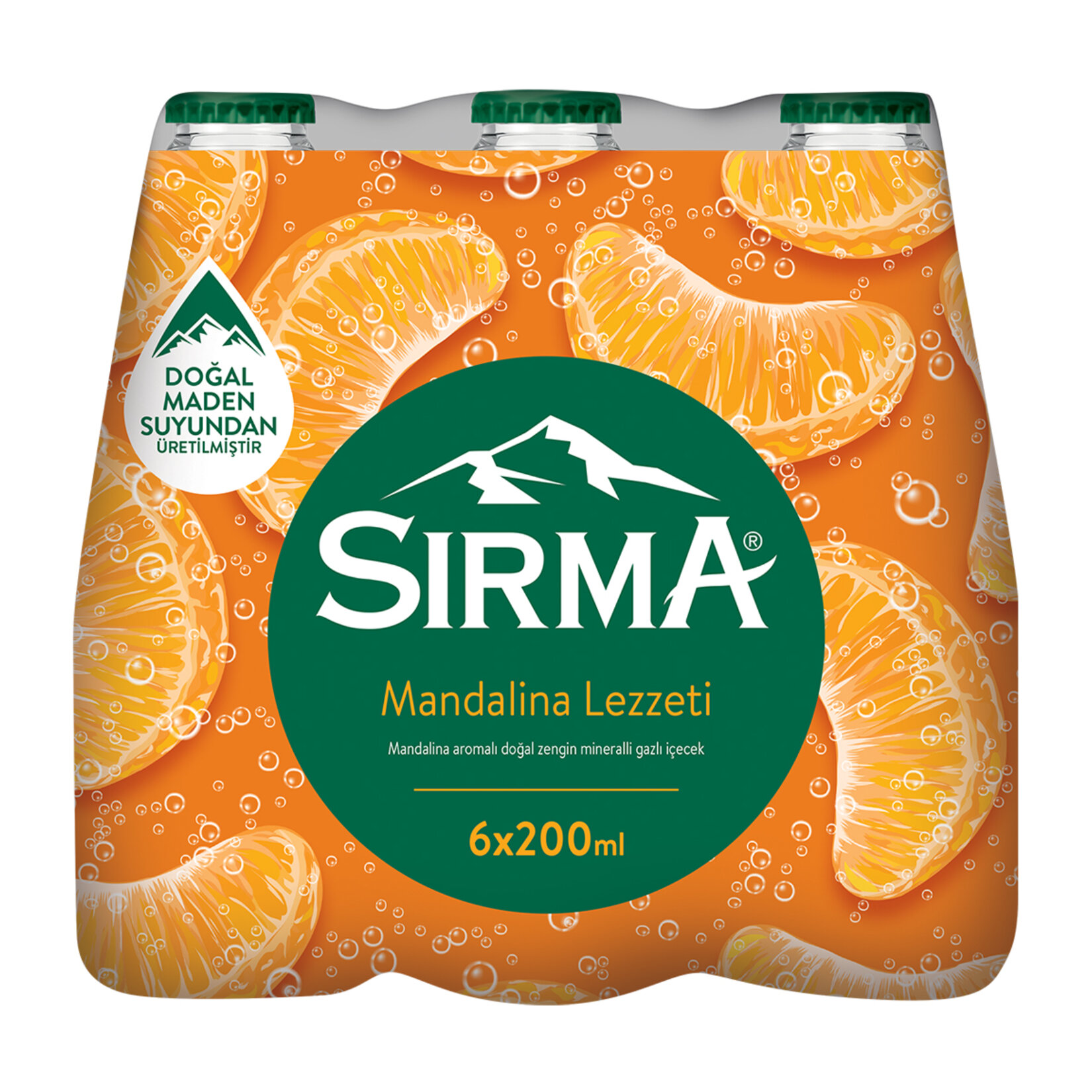 Sırma C+ Mandalinalı 6 x 200 Ml - Görsel 1