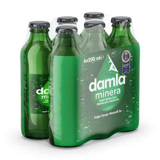 Damla Minera Mineralli Su 6 x 200 Ml