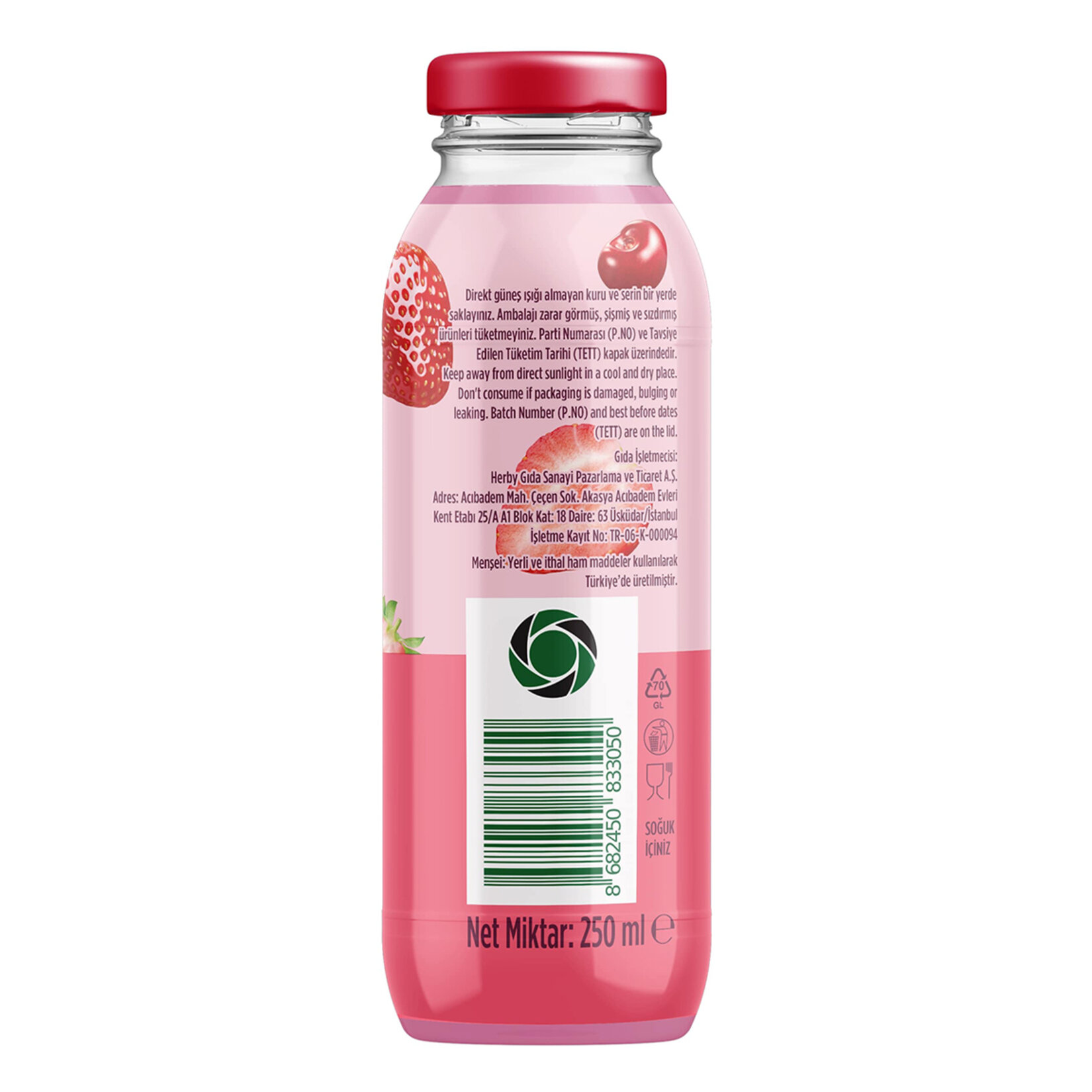 Herby Ice Tea Berry Hibiscus 250 Ml - Görsel 2