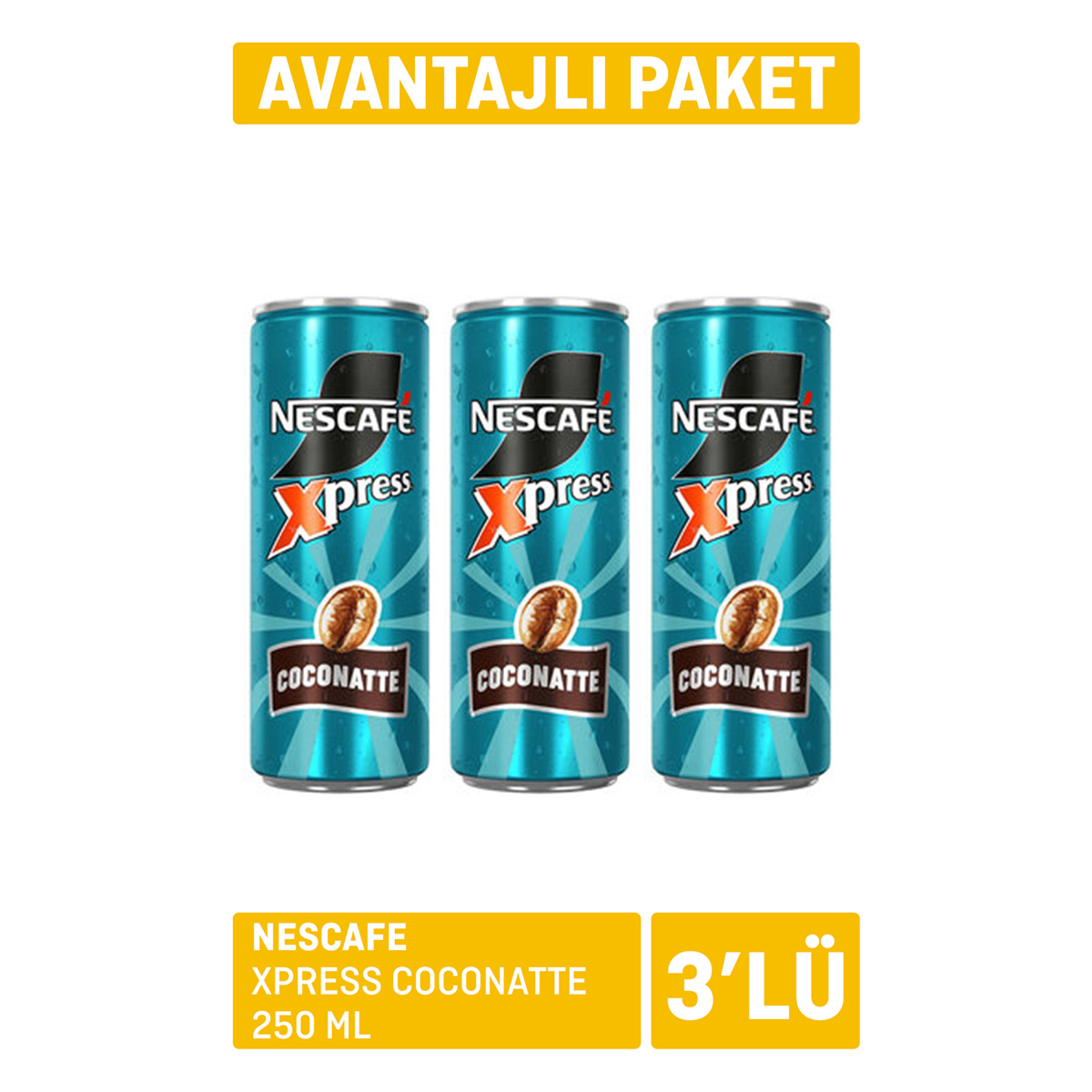 Nescafe Xpress Coconatte 3 x 250 Ml