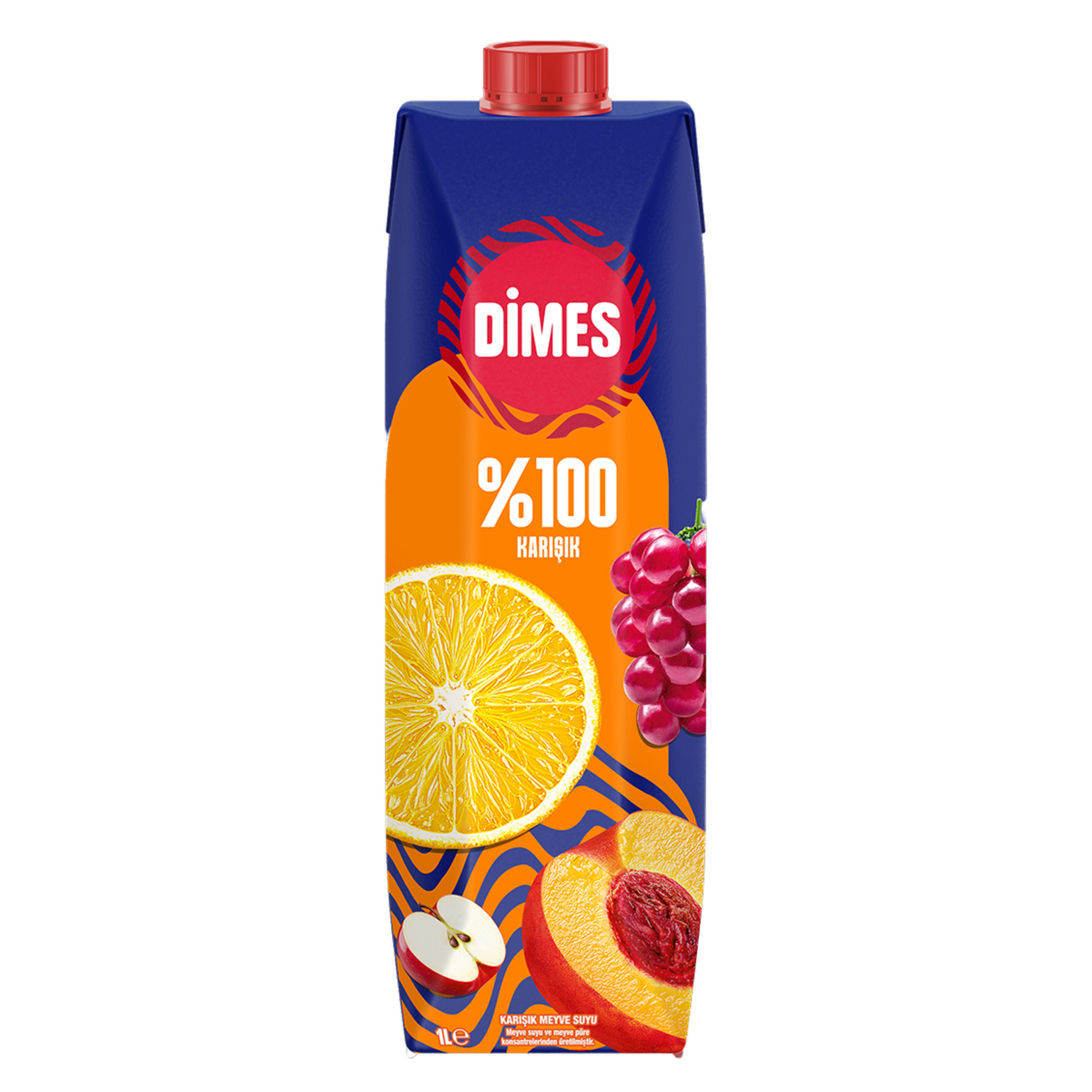 Dimes %100 Karışık Meyve Suyu 1 L