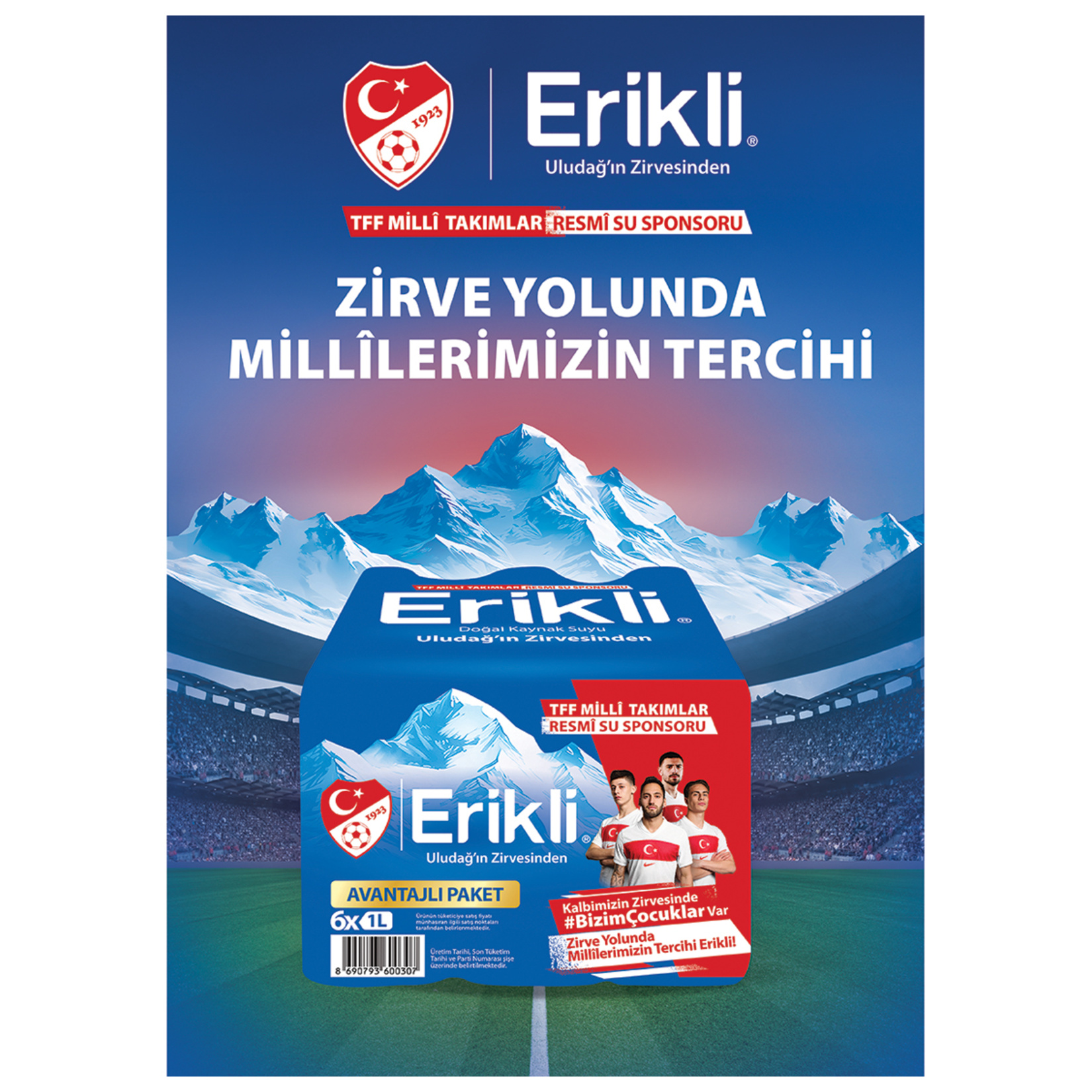 Erikli Su 6 x 1 L - Görsel 4