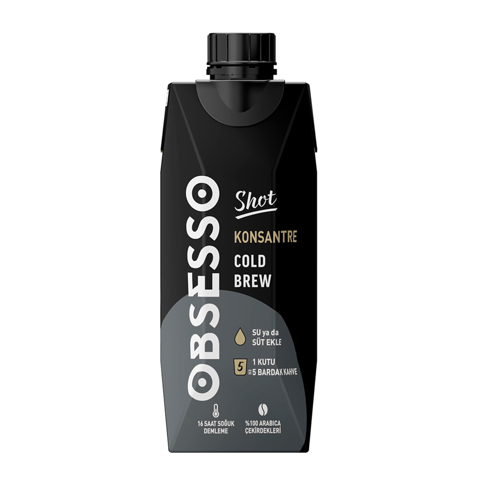 Obsesso Shot Konsantre Cold Brew 310 Ml