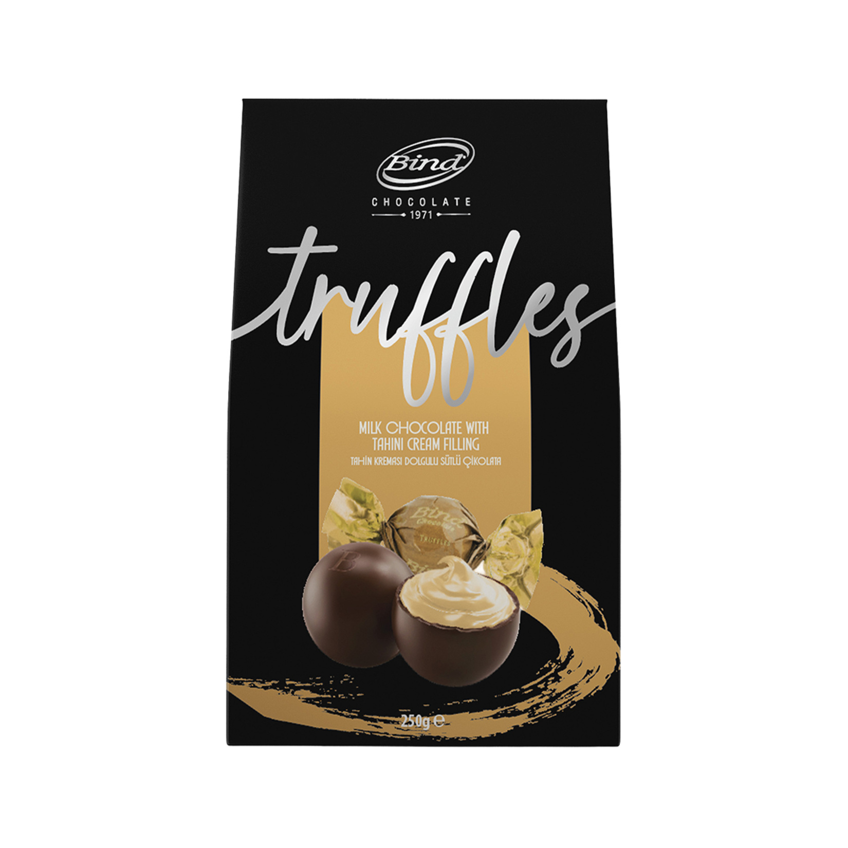 Bind Tahinli Krema Dolgulu Sütlü Çikolata 250 G - Görsel 1