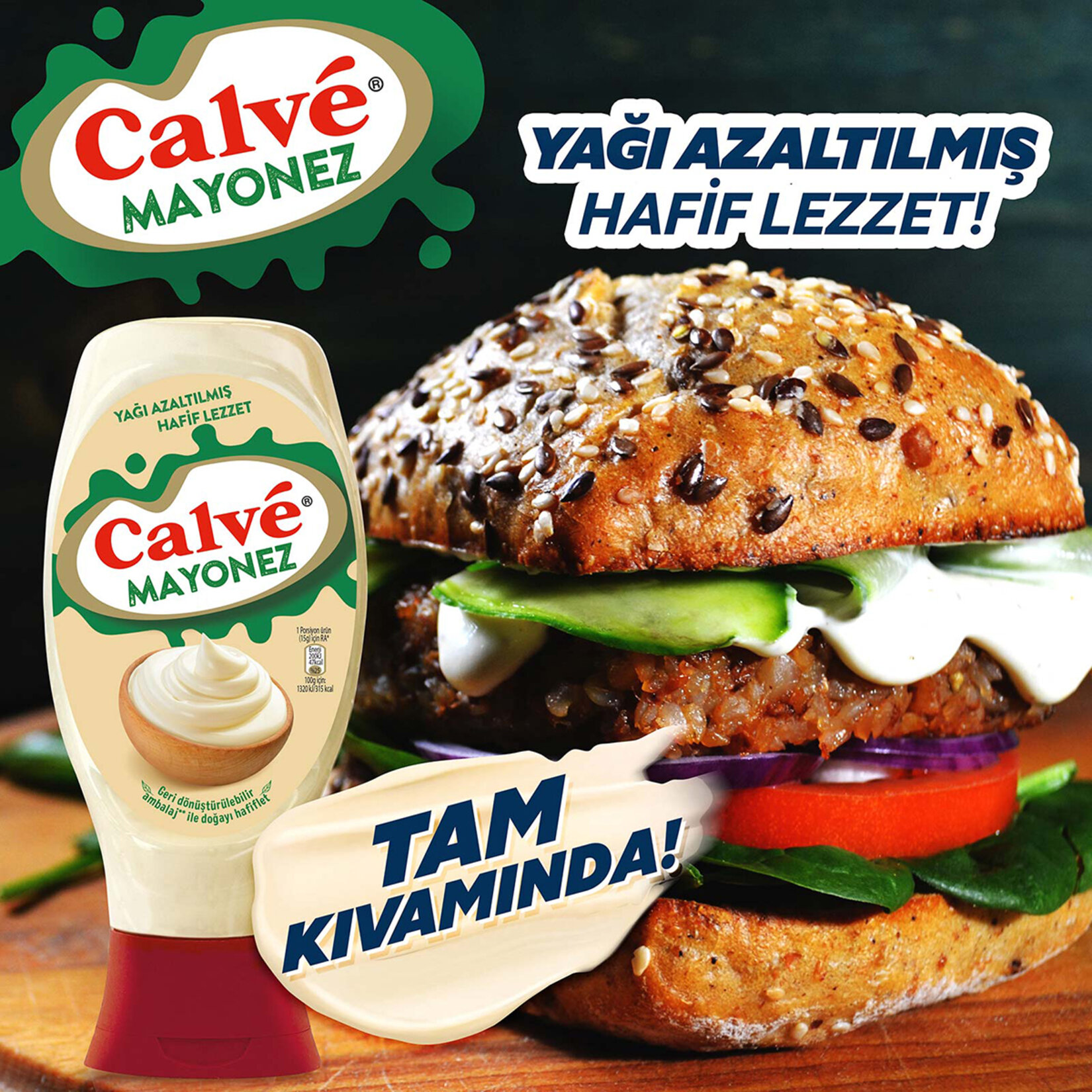 Calve Ketçap 600 g + Light Mayonez 540 g 2'li Set - Görsel 3