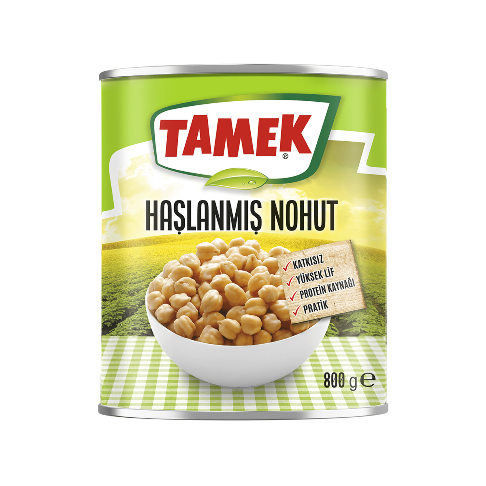 Tamek Haşlanmış Nohut 800 G
