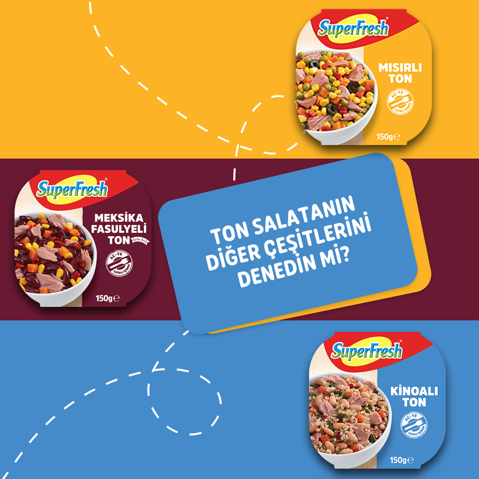 Superfresh Meksika Fasulyeli Ton 150 G - Görsel 3