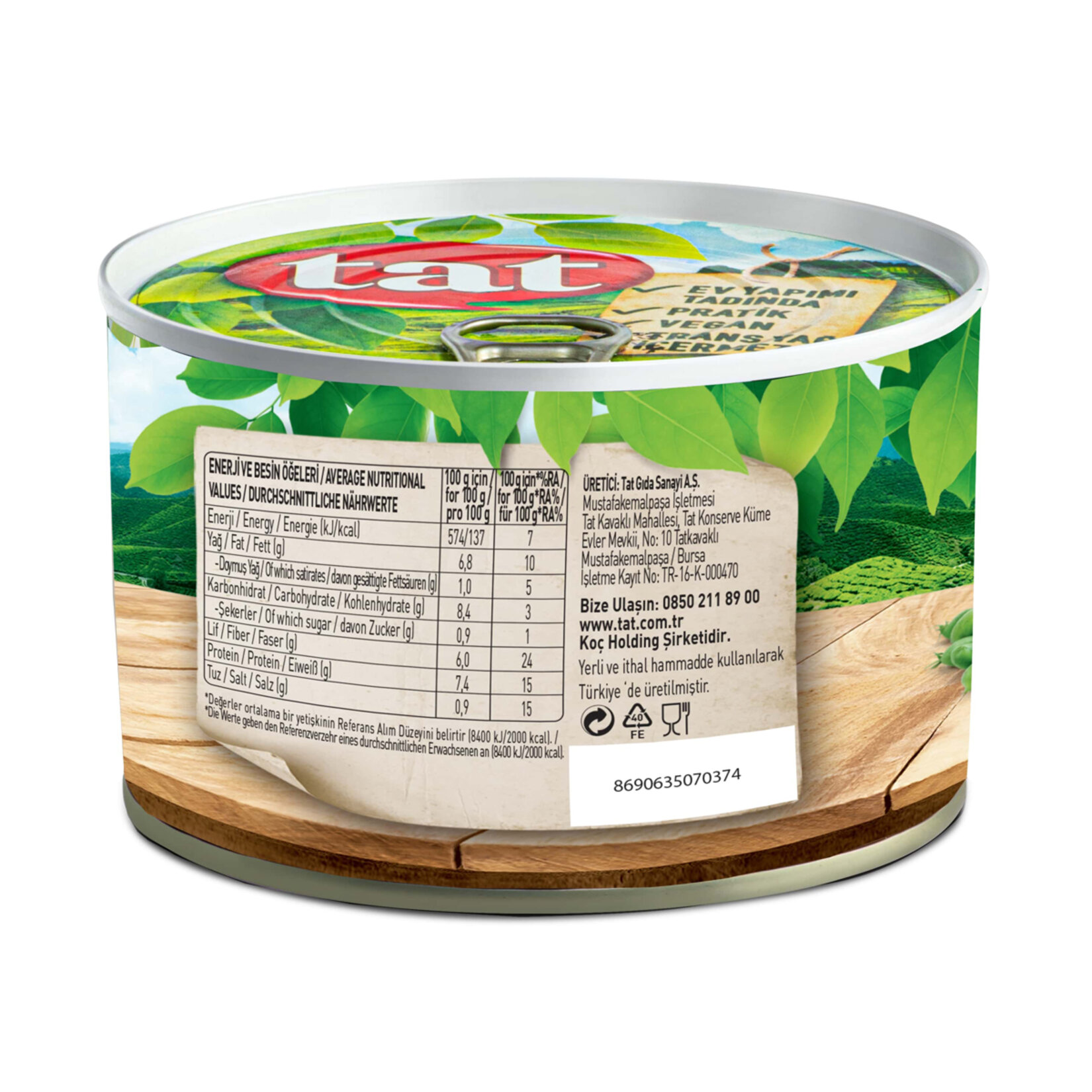 Tat Hazır Yemek Etli Nohut 400 G - Görsel 2