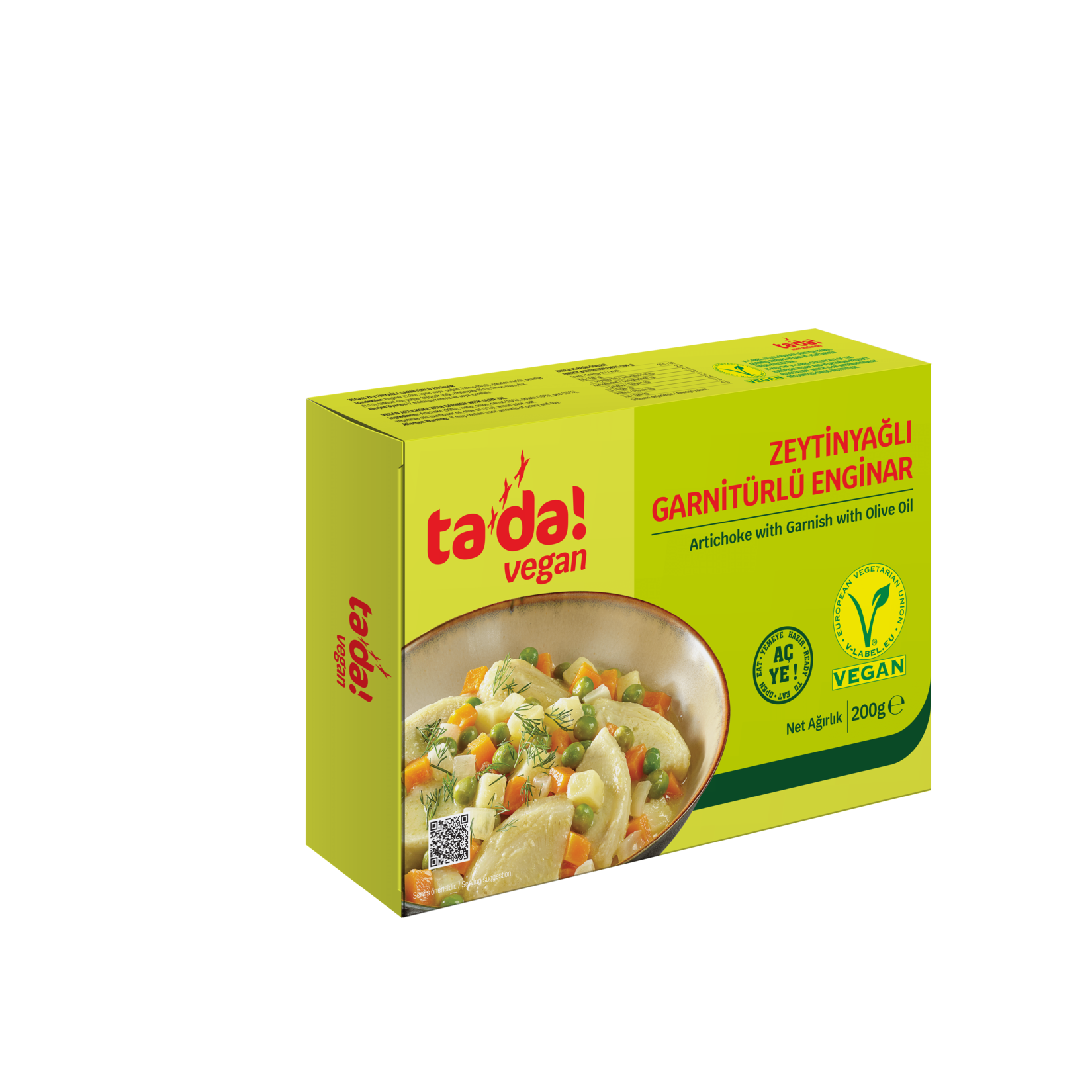 Tada Vegan Zeytinyağlı Garnitürlü Enginar 200 G - Görsel 2