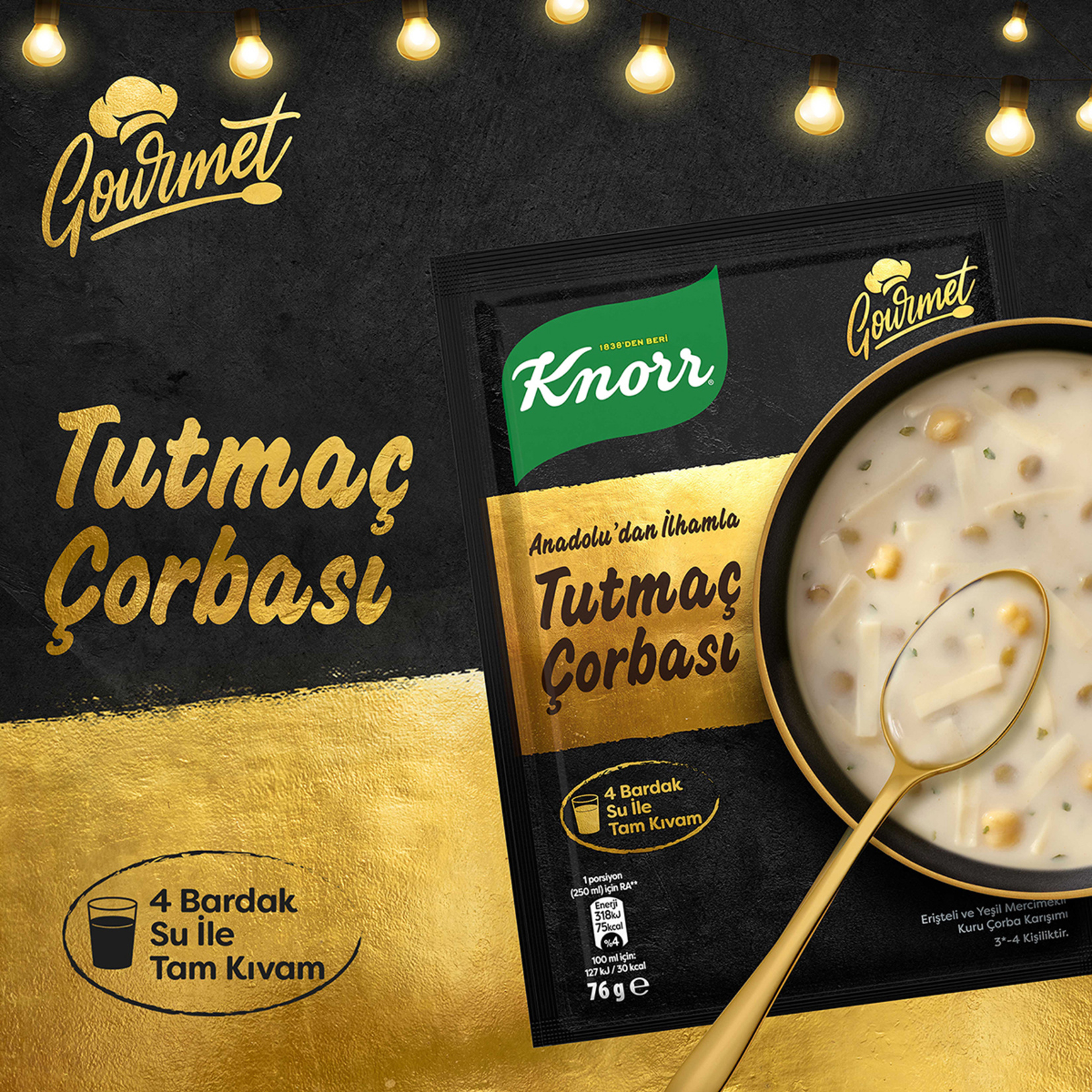 Knorr Gourmet Tutmaç Çorbası 76 G - Görsel 3