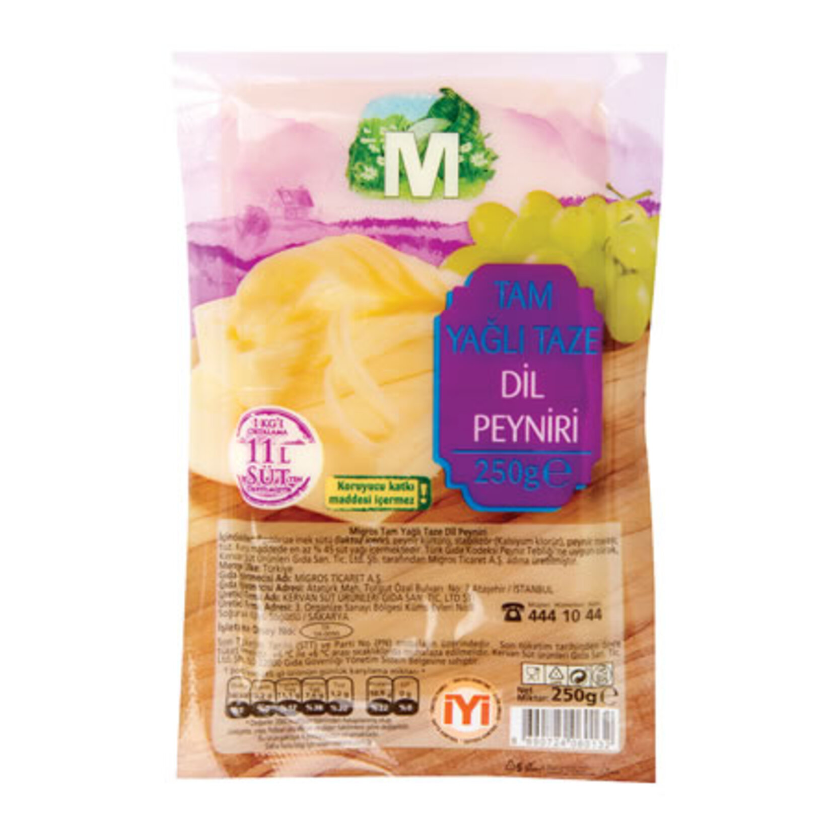 Migros Dil Peyniri 250 G - Görsel 1