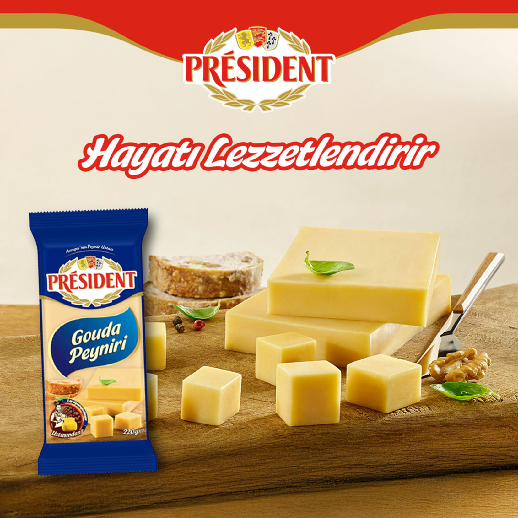 President Gouda Peyniri 220 G - Görsel 2