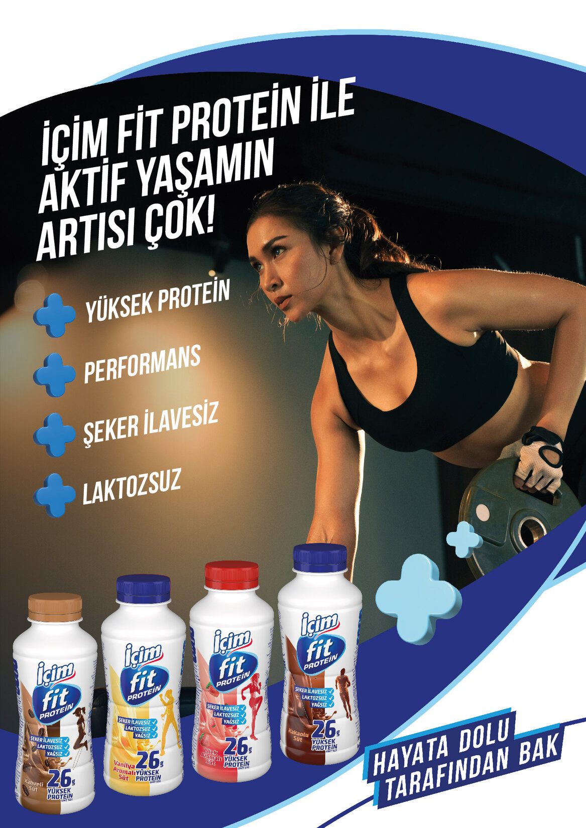 İçim Fit Protein Çilekli Laktozsuz Süt 400 Ml - Görsel 2