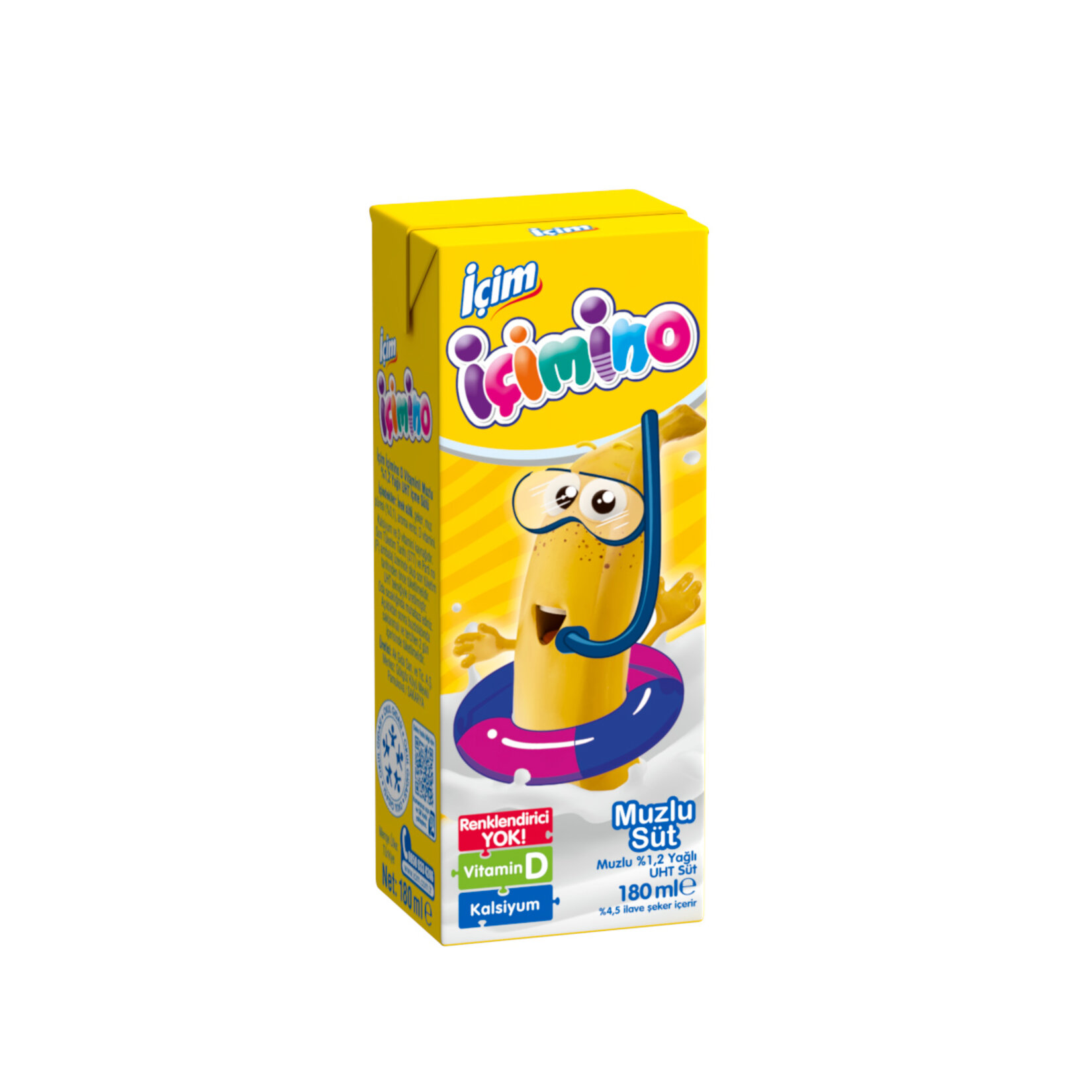 İçim İçimino Muzlu Süt 180 Ml - Görsel 1