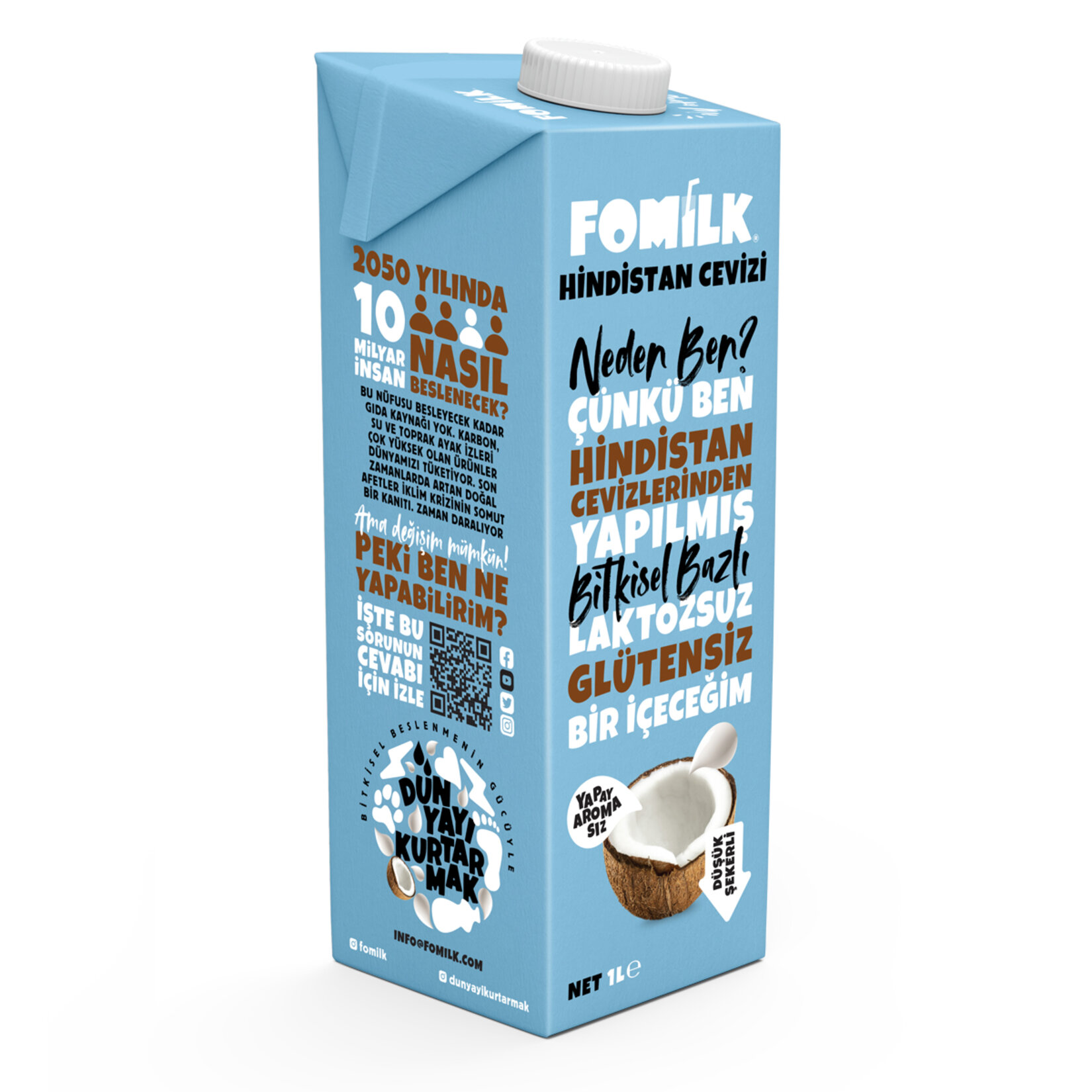 Fomilk Hindistan Cevizi 1 L