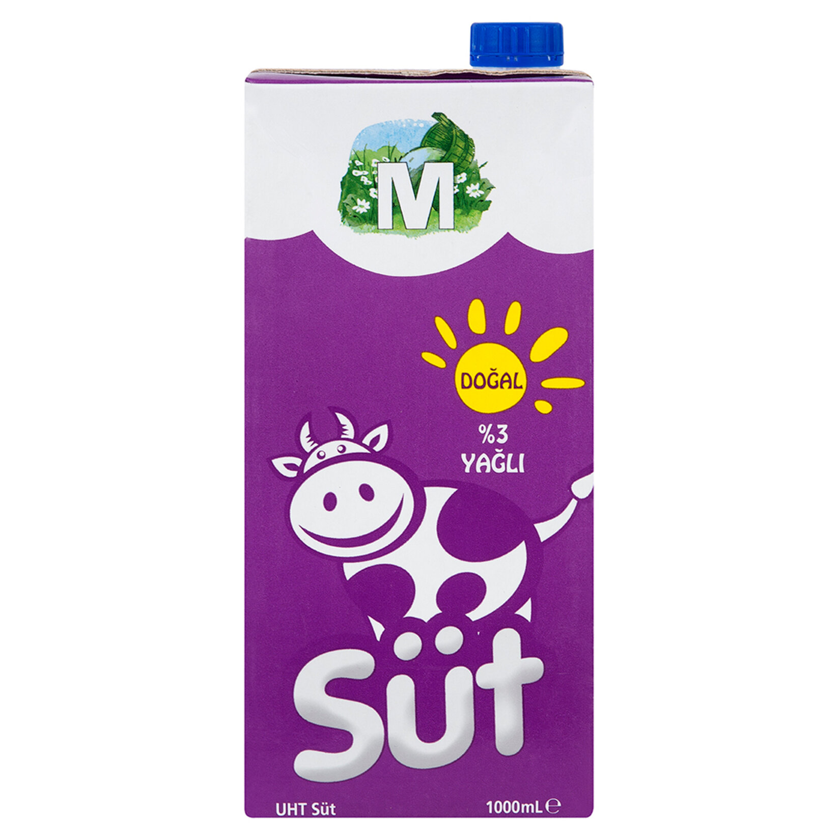 Migros %3 Yağlı Uht Süt 1 L - Görsel 1