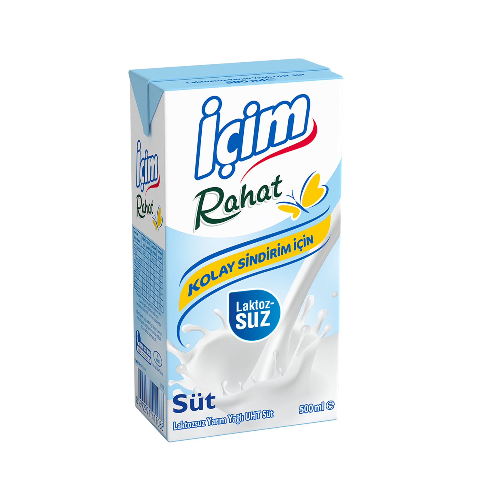 İçim Rahat Laktozsuz Süt 500 Ml - Görsel 1