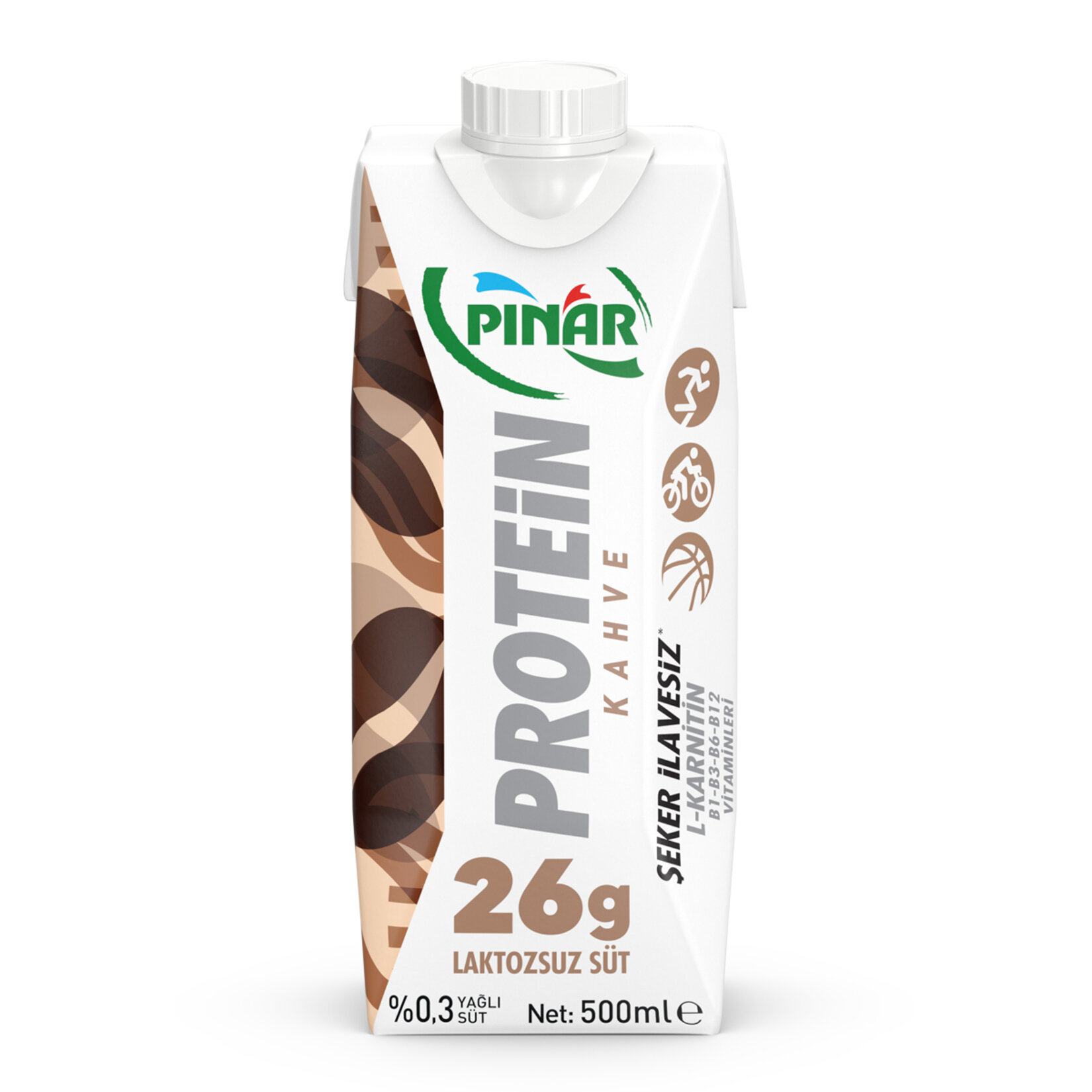 Pınar Protein Kahveli Süt 500 ml - Görsel 1
