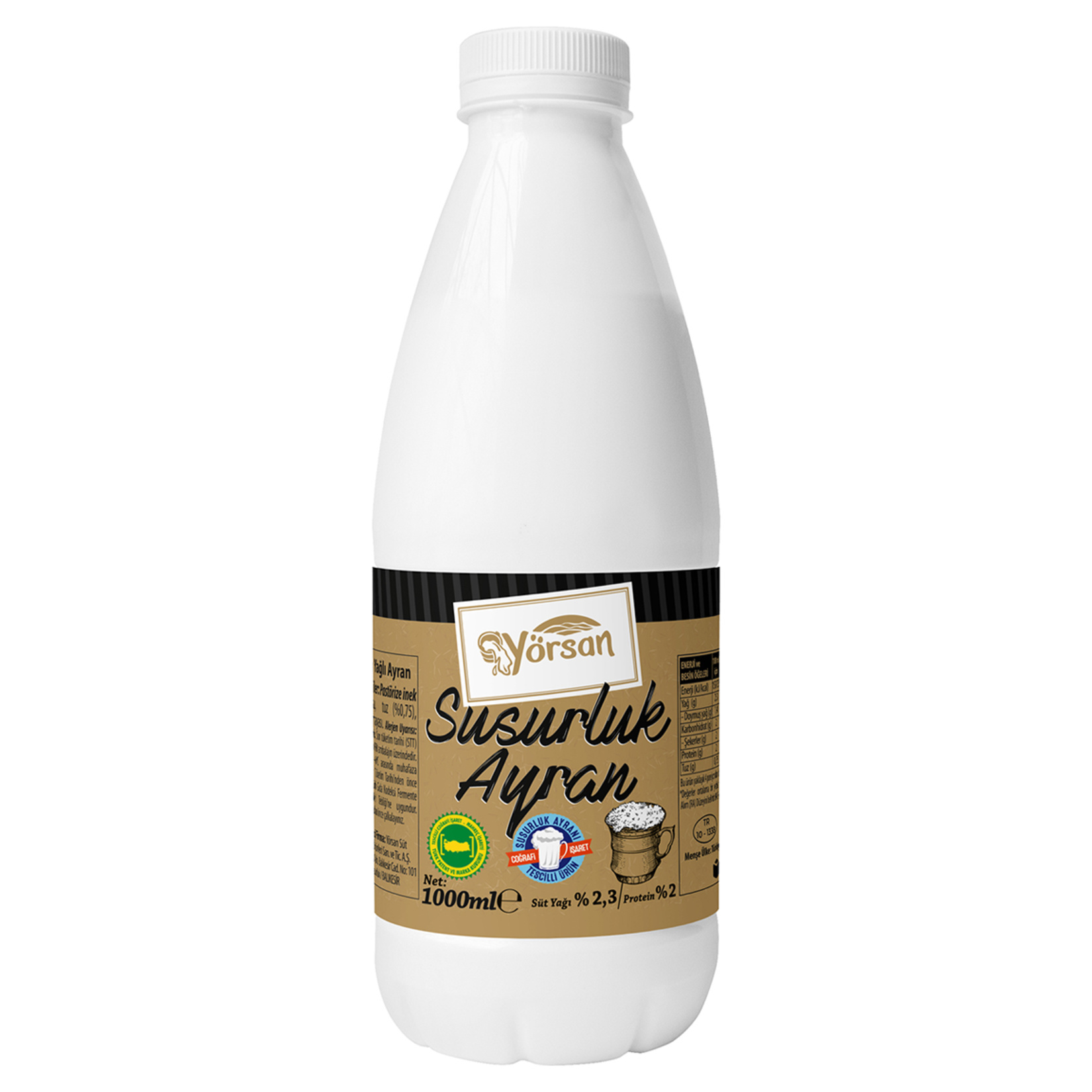 Yörsan Susurluk Ayran %2,3 Yağlı 1 L