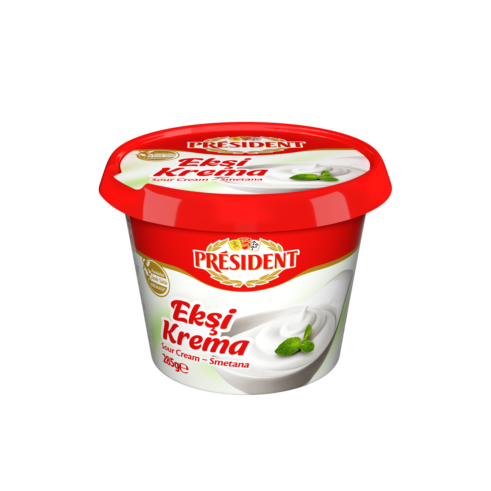 President Ekşi Krema Sour Cream Smetana 285 G - Görsel 1