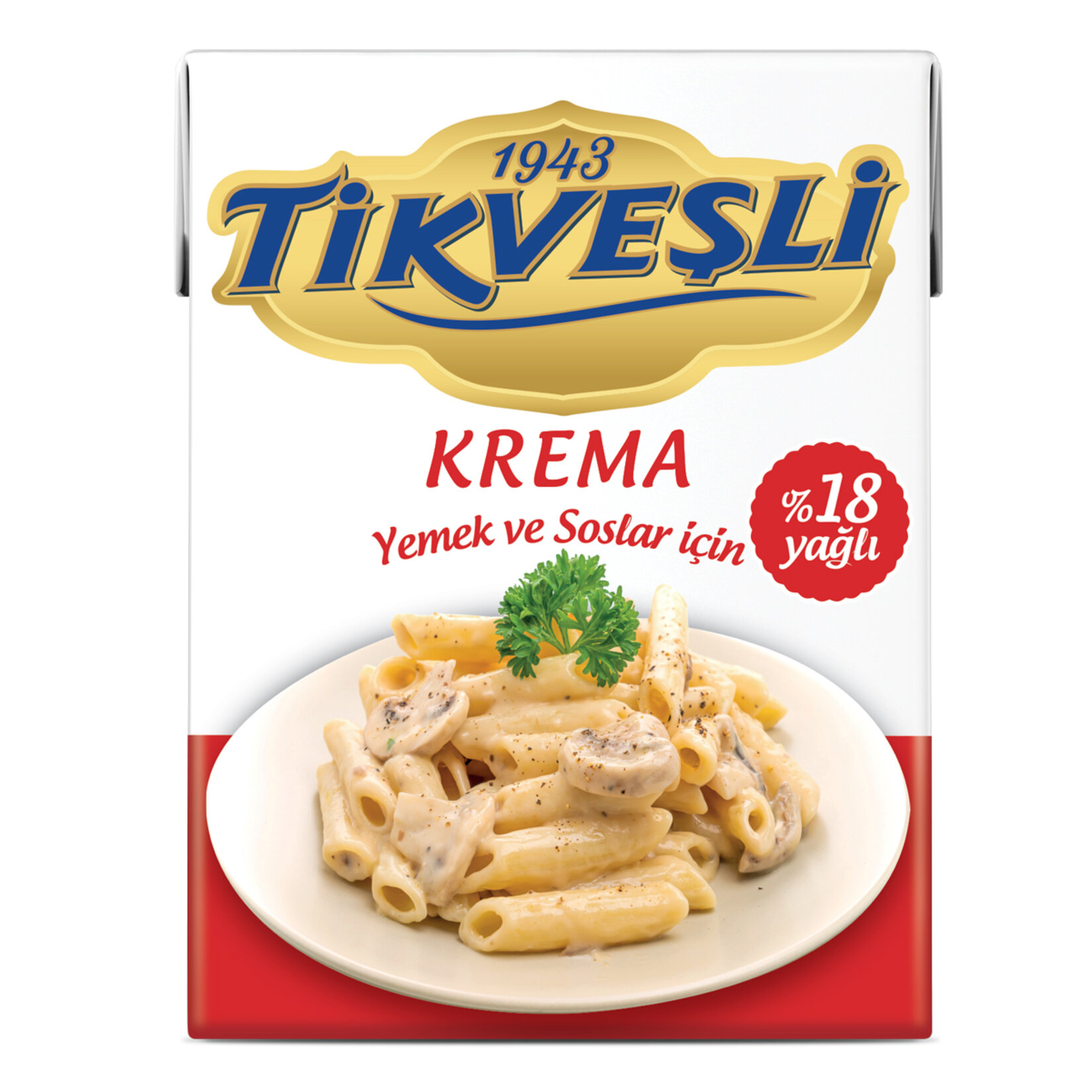 Tikveşli %18 Yağlı Krema 200 Ml - Görsel 1