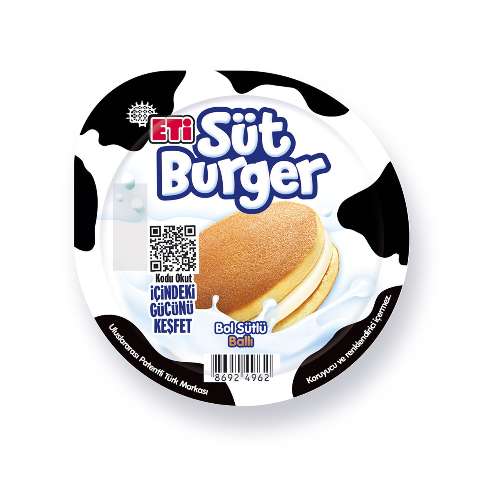 Eti Süt Burger Sütlü ve Ballı 35 G
