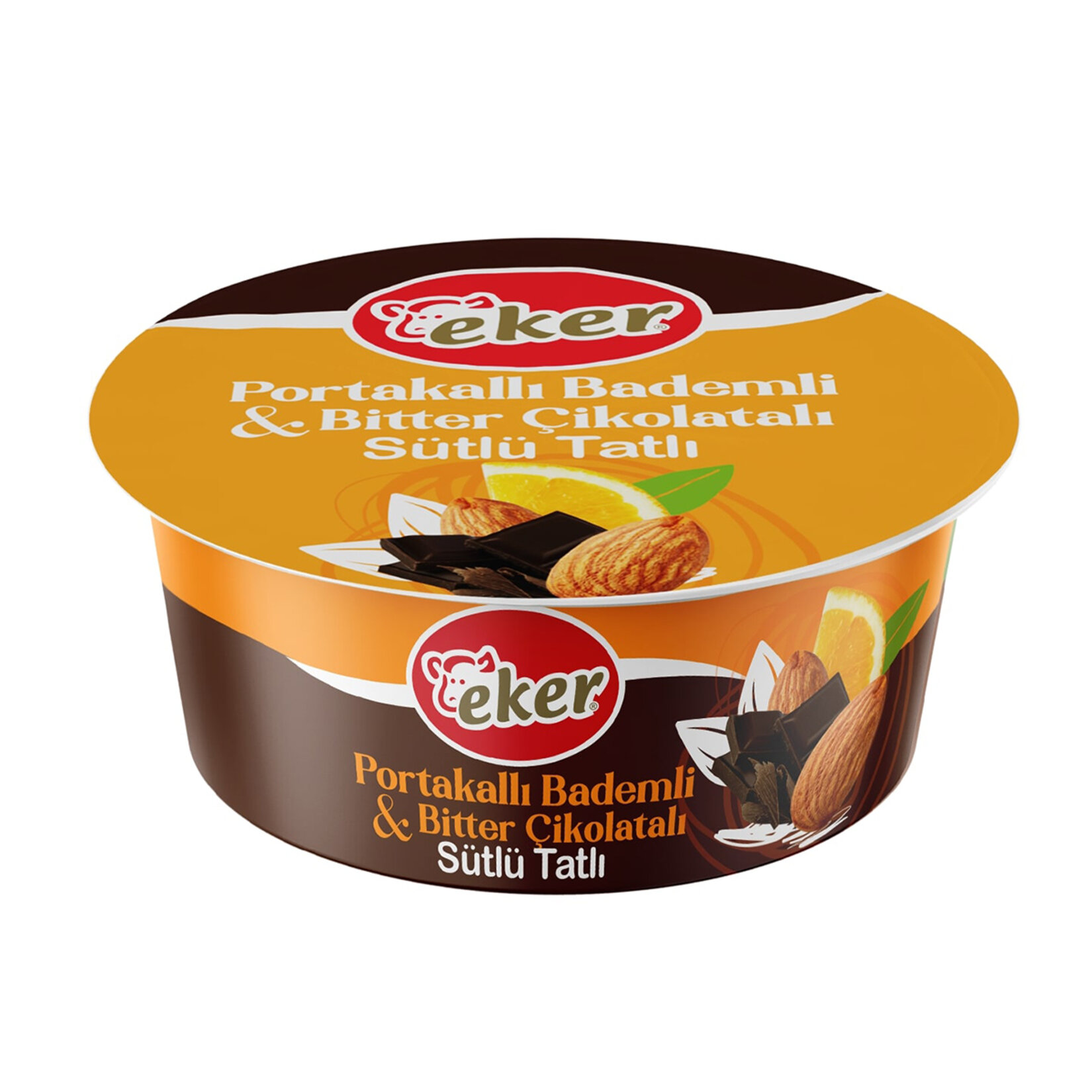 Eker Portakal.Bademli Bitter Çikolatalı Tatlı 125G