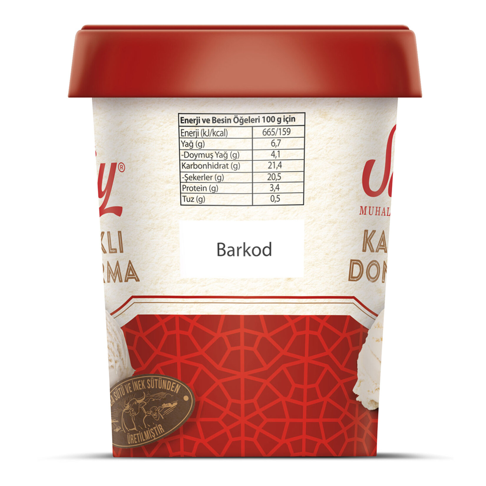 Saray Muhallebicisi Kaymaklı Dondurma 300 G - Görsel 2