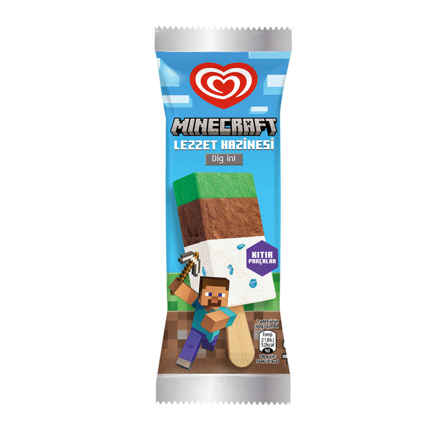 Algida Minecraft 78 Ml - Görsel 1