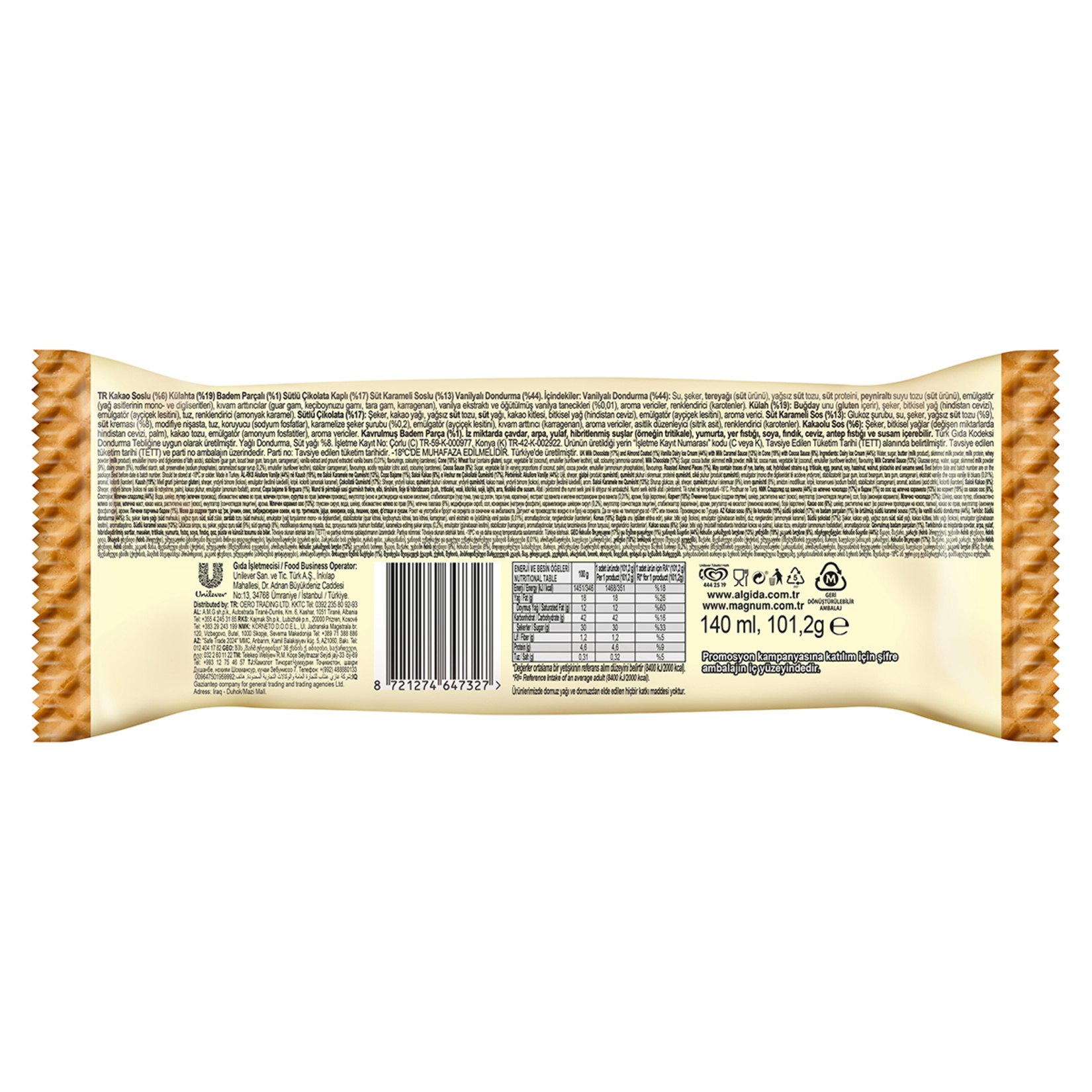 Magnum Cone Badem 140 Ml - Görsel 3