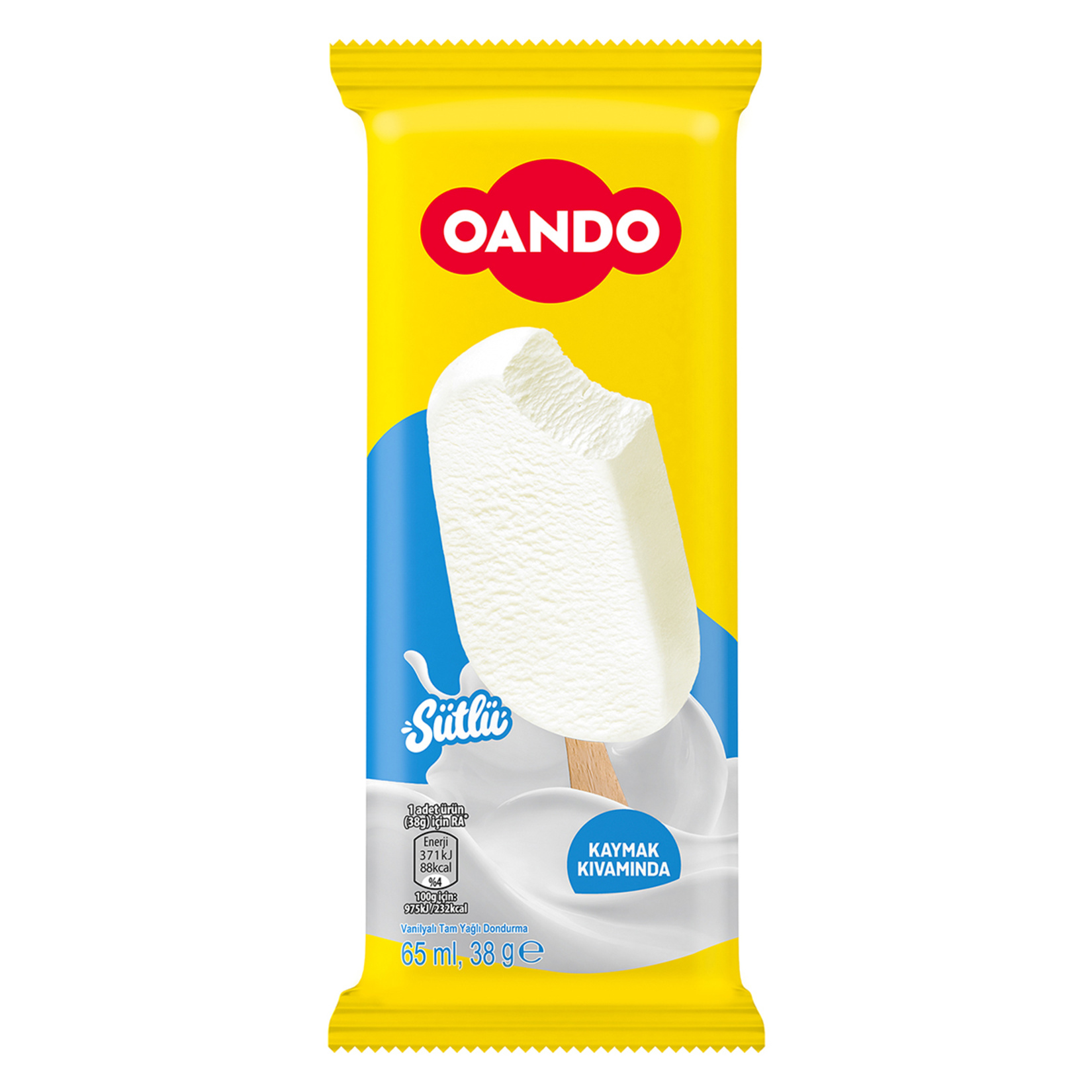Oando Vanilyalı Çubuk Dondurma 65 Ml - Görsel 2