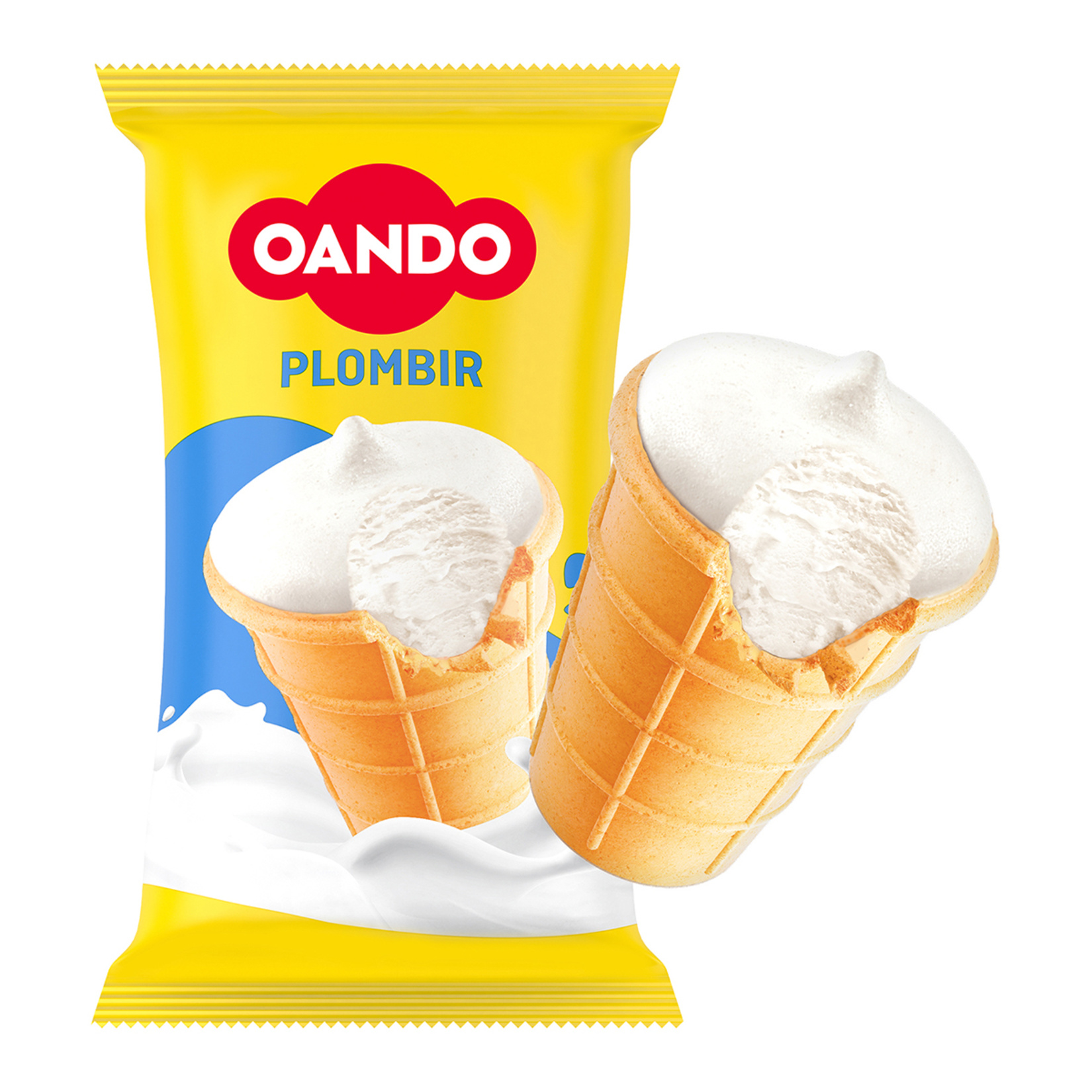 Oando Plombır Sade Dondurma 120 Ml - Görsel 1