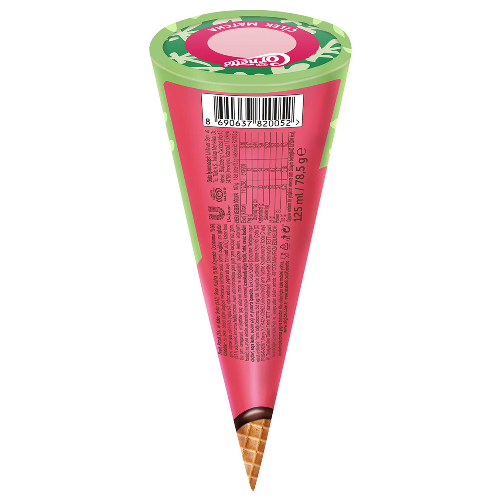Cornetto Çilek Matcha 120 Ml - Görsel 3