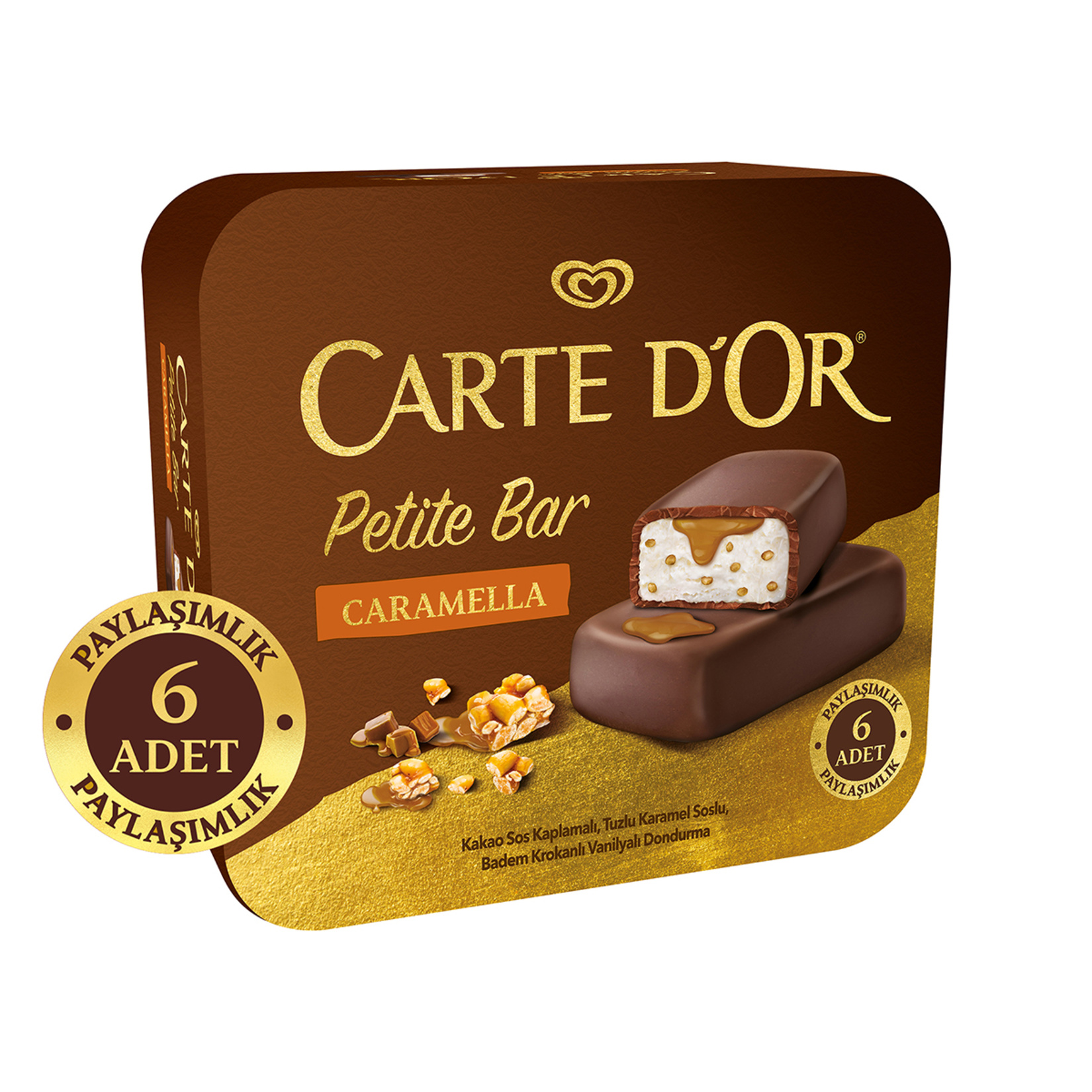 Carte D'or Petite Bar Caramella 6'lı 276 Ml - Görsel 1