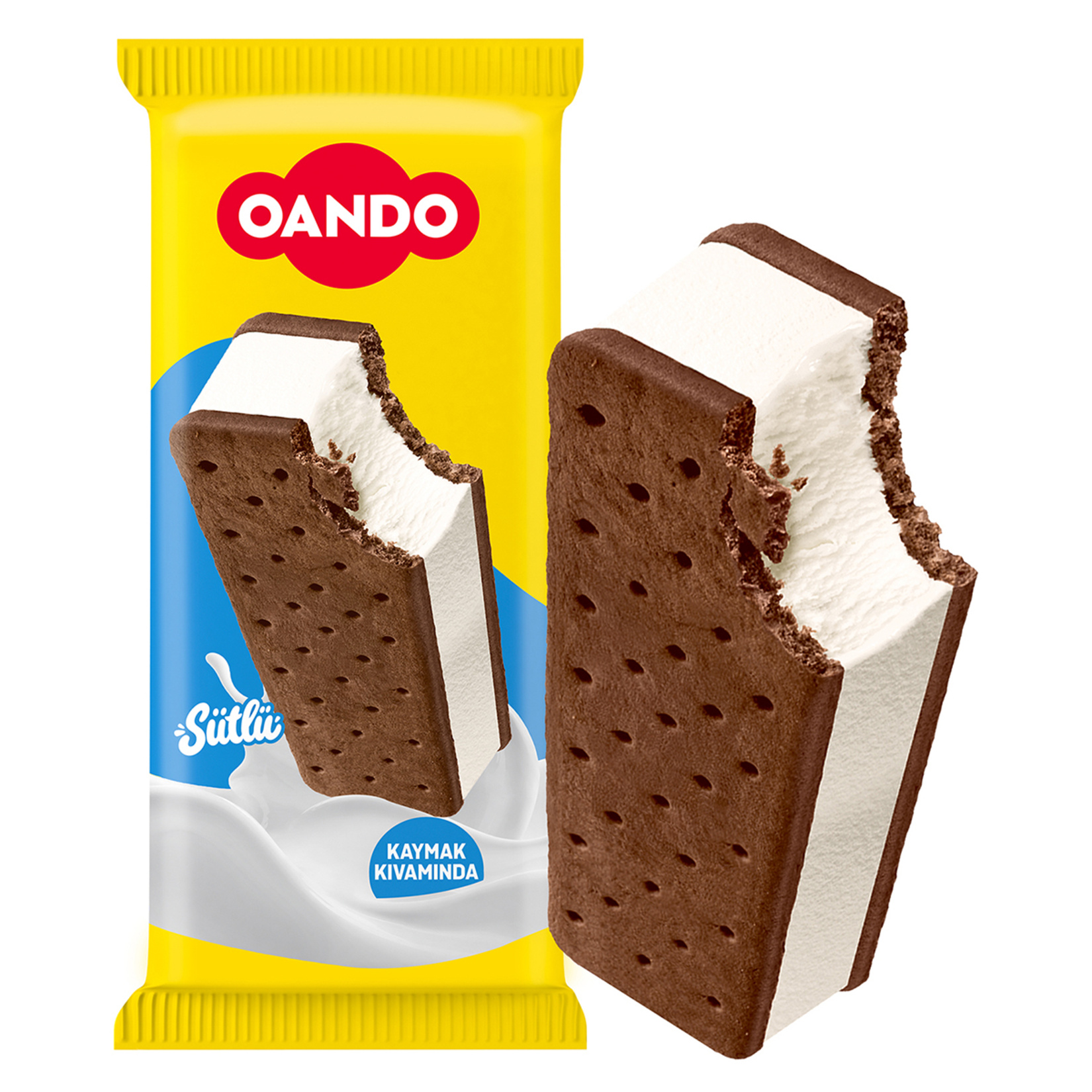 Oando Sandviç Dondurma 125 Ml - Görsel 1