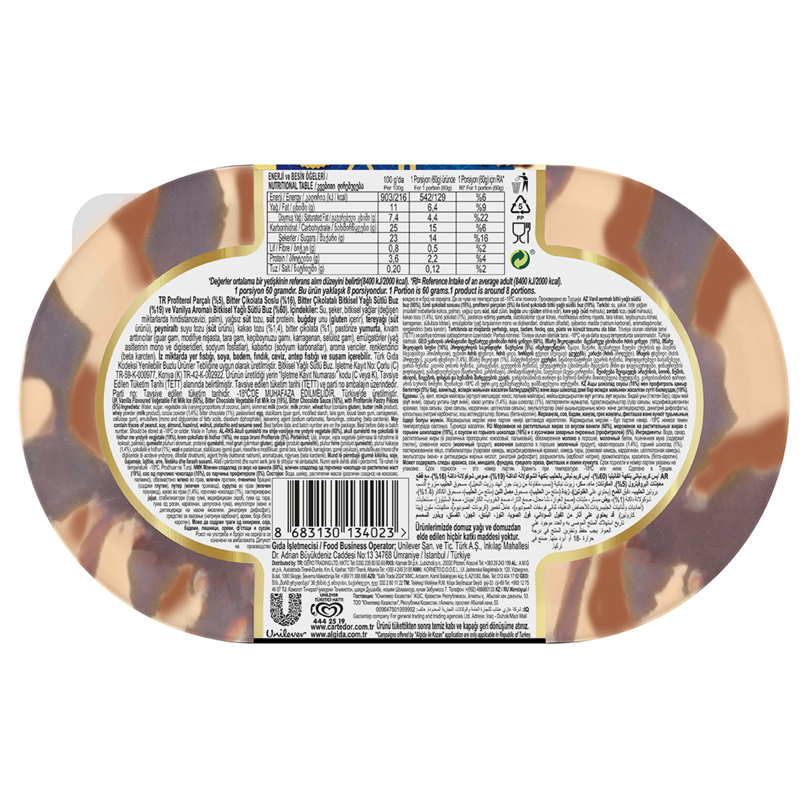 Carte D'Or Dünya Tatlıları Profiterol 800 Ml - Görsel 2