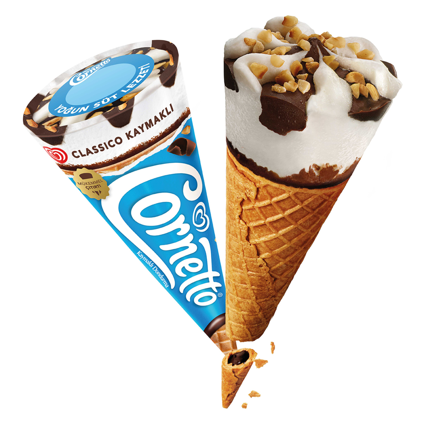 Cornetto Classico Kaymak 125 Ml - Görsel 1
