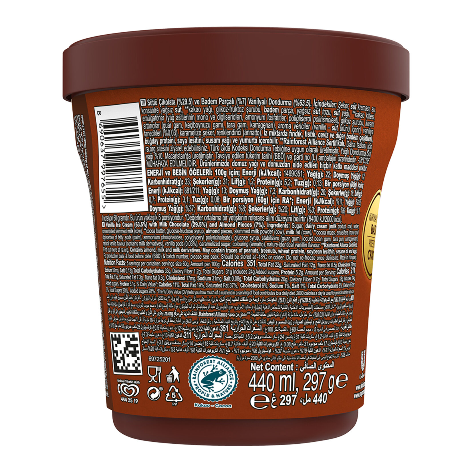 Magnum Crack Badem 440 Ml - Görsel 2