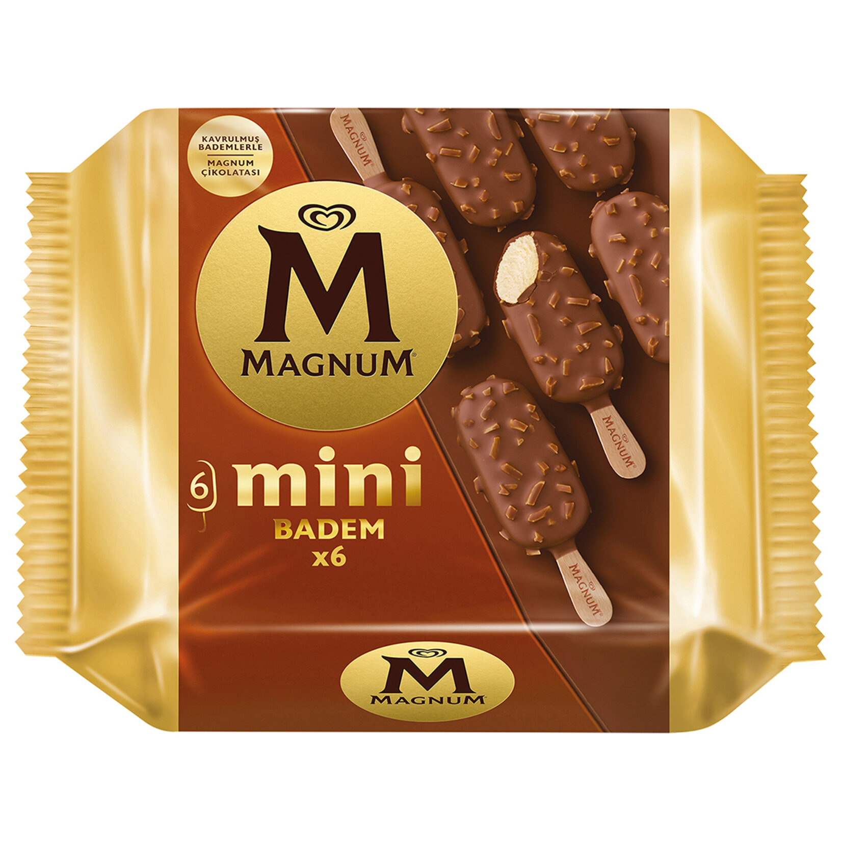 Magnum Mini Badem 6'lı 345 Ml - Görsel 1