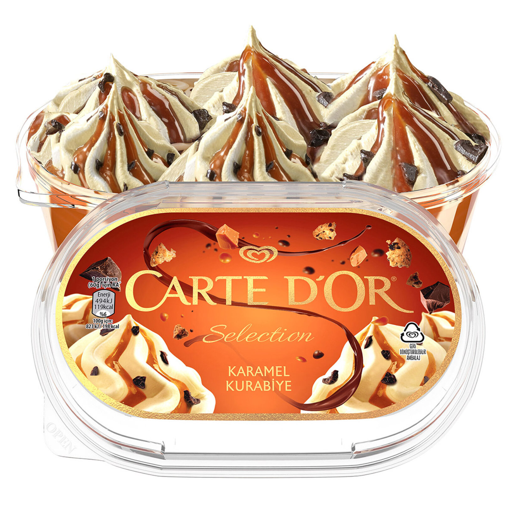 Carte d'Or Selection Karamel Kurabiye 800 ml - Görsel 3