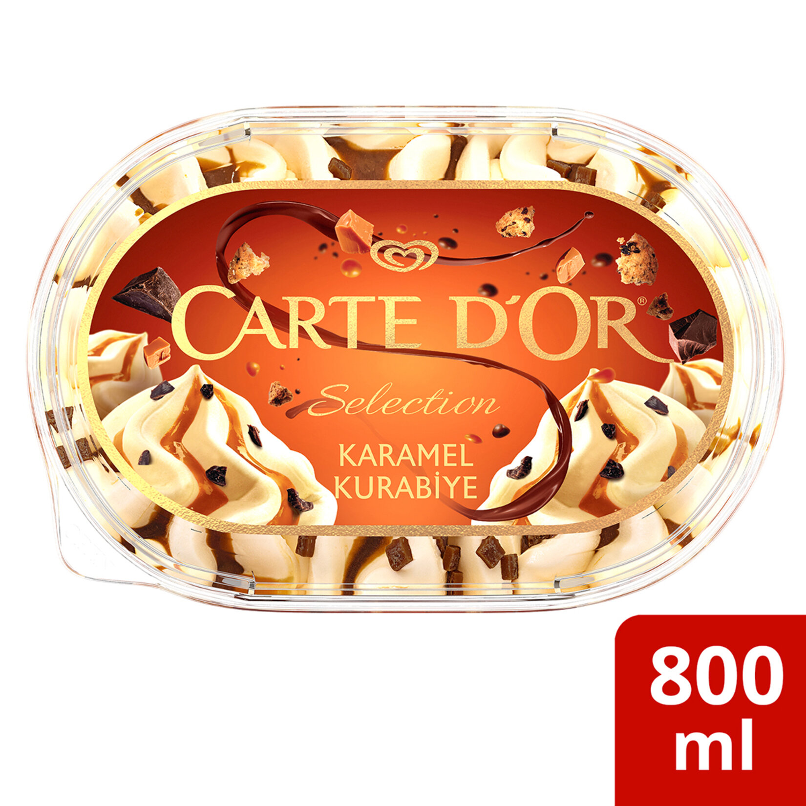 Carte d'Or Selection Karamel Kurabiye 800 ml - Görsel 2