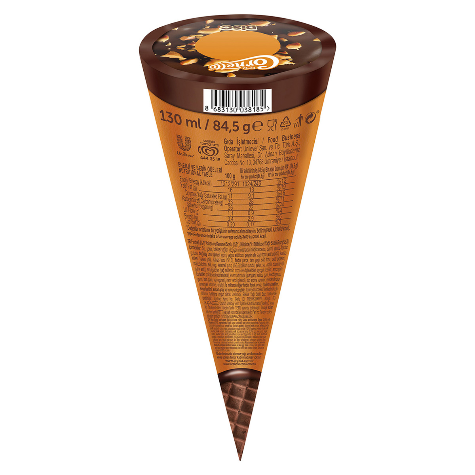 Cornetto Disc Vanilya Karamel 130 Ml - Görsel 5
