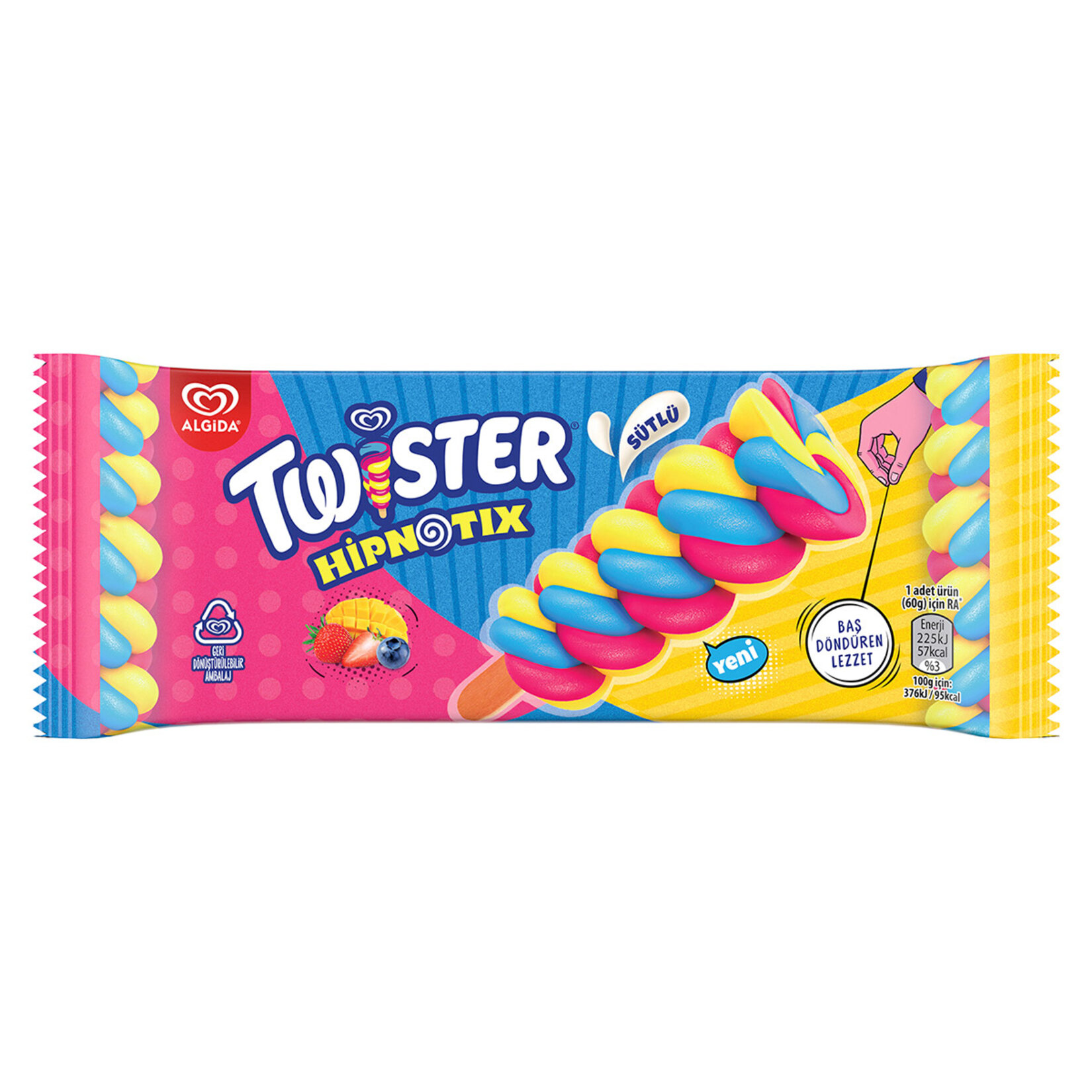 Algida Twister Hipnotix  58 Ml - Görsel 1
