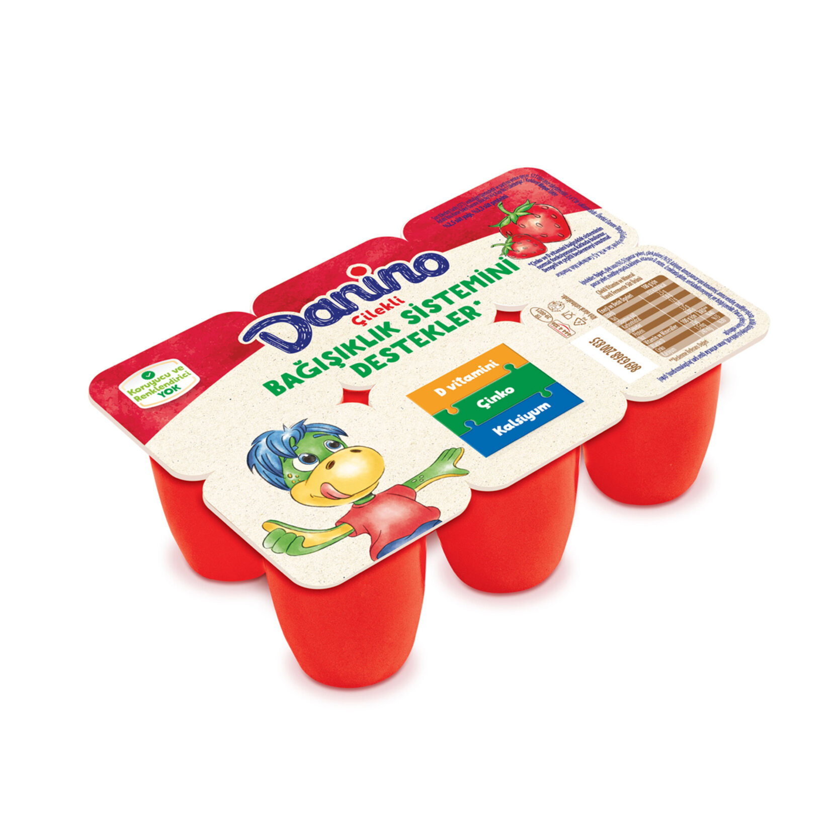 Danone Danino Çilekli 6X40 G - Görsel 1