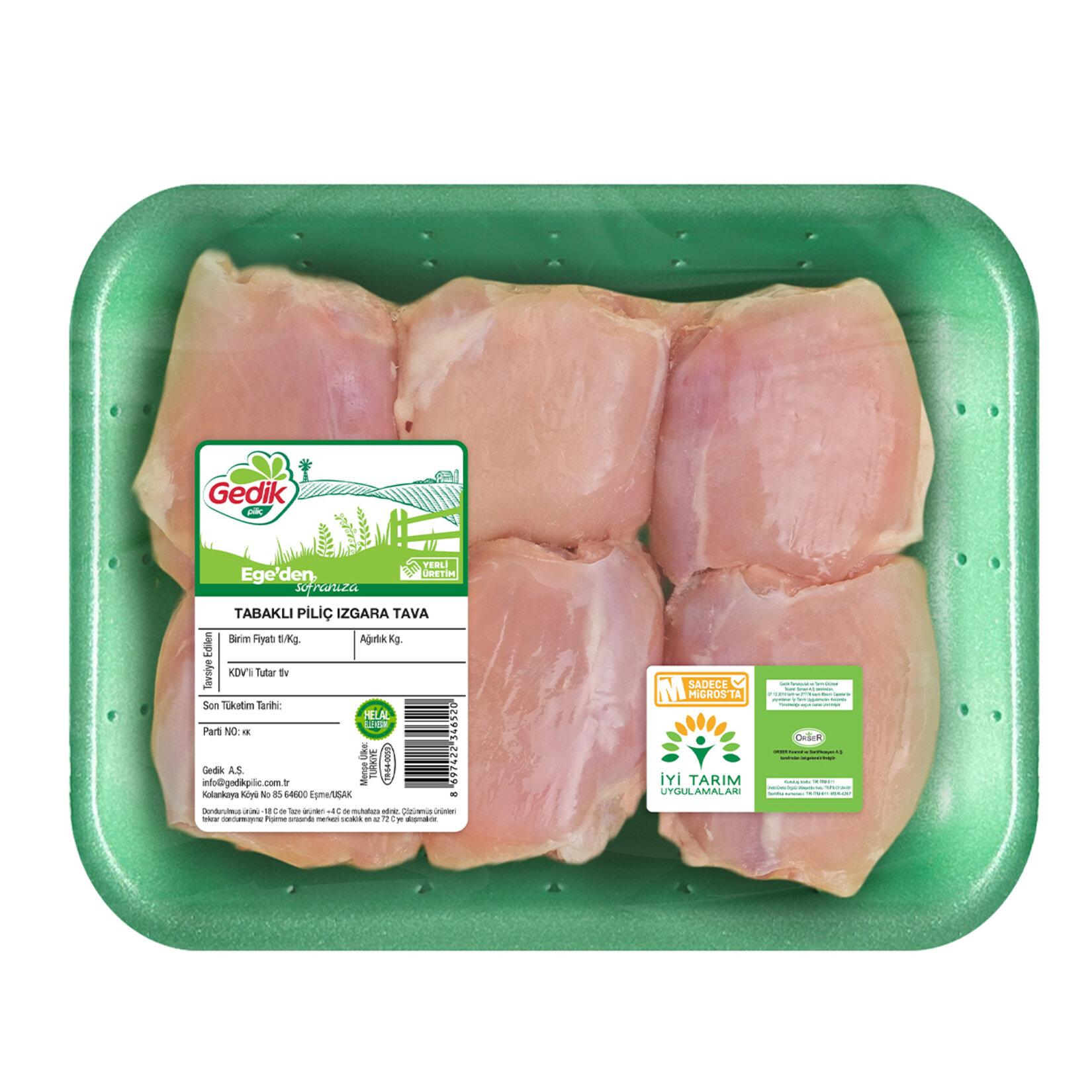 Gedik Piliç But Izgara 750 G