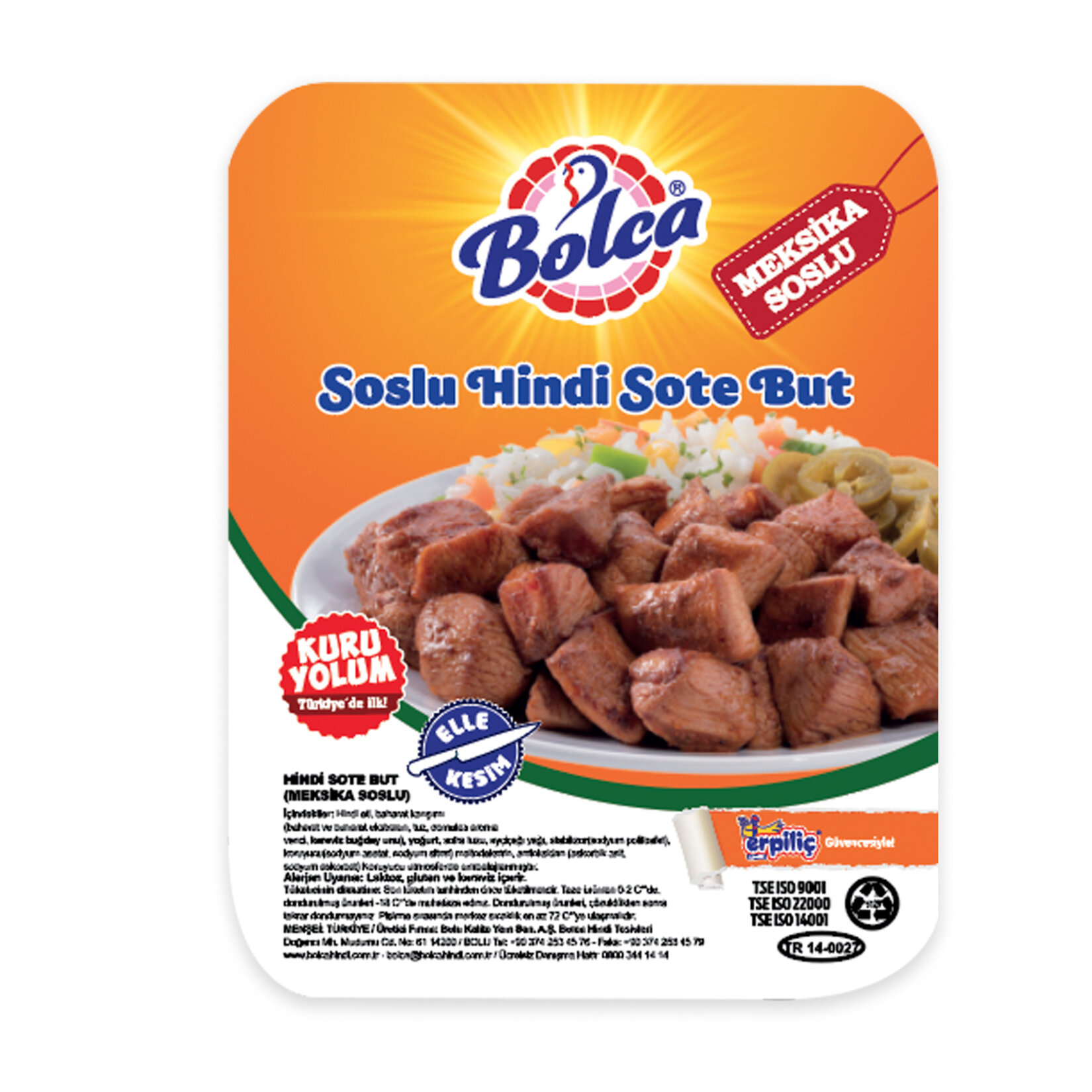 Bolca Hindi Meksika Soslu Sote But 500 G