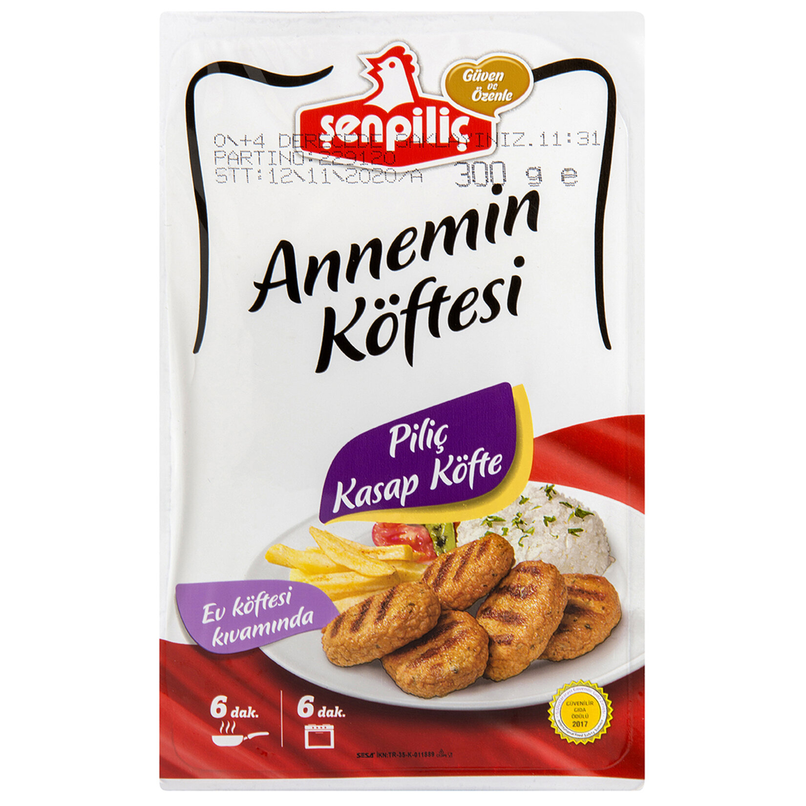 Şenpiliç Piliç Kasap Köfte 300 G