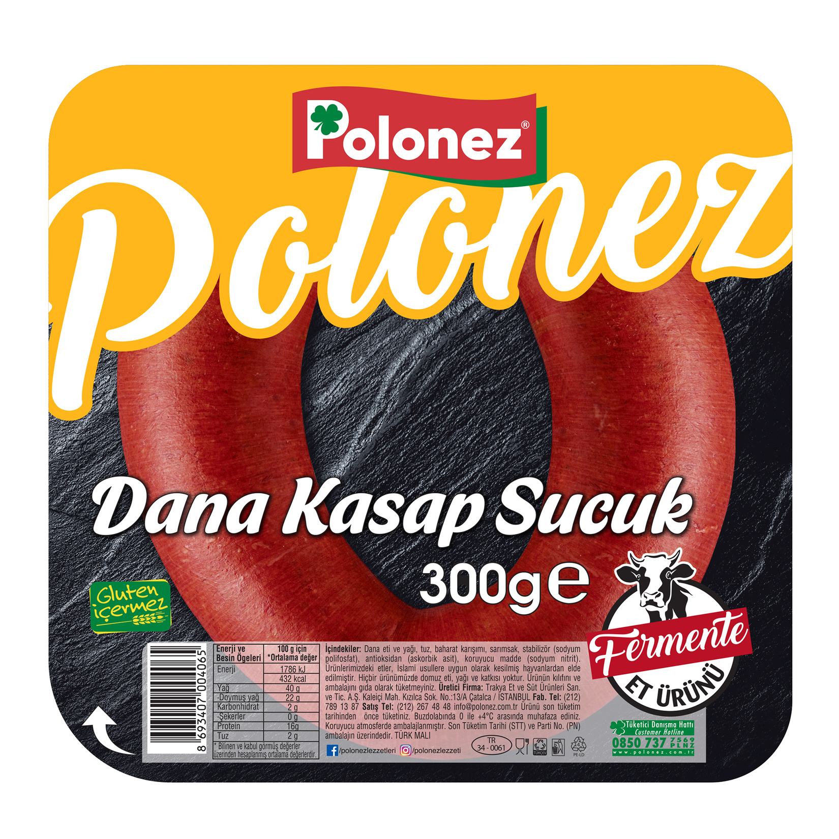 Polonez Dana Kasap Sucuk 300 G