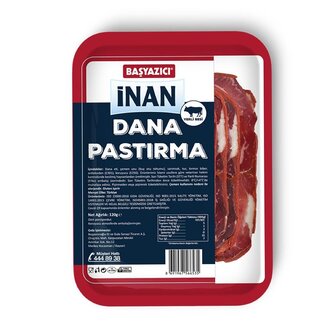 Başyazıcıoğlu İnan Dana Pastırma 120 G